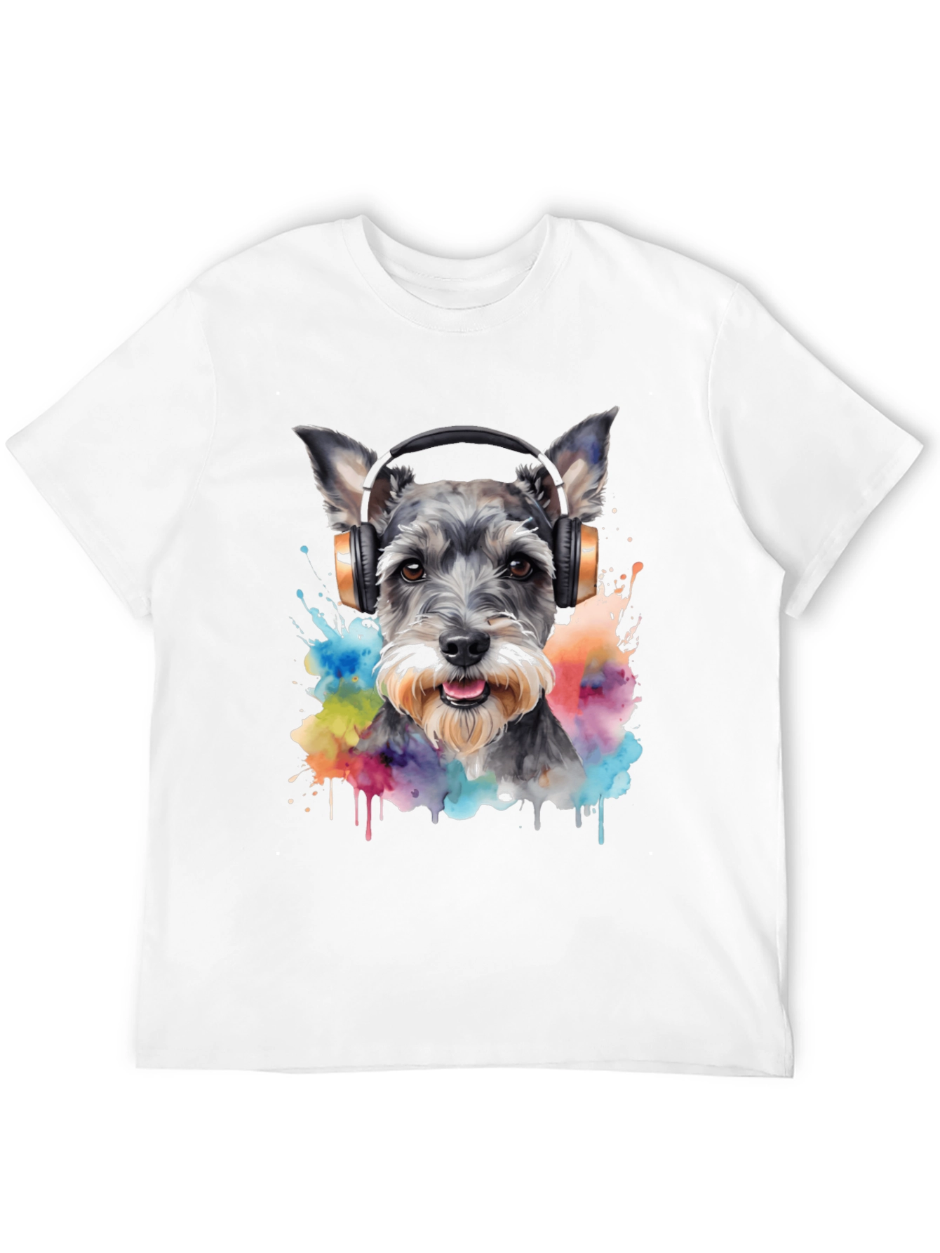 Cool Dog Graphic Tee - DJ Schnauzer