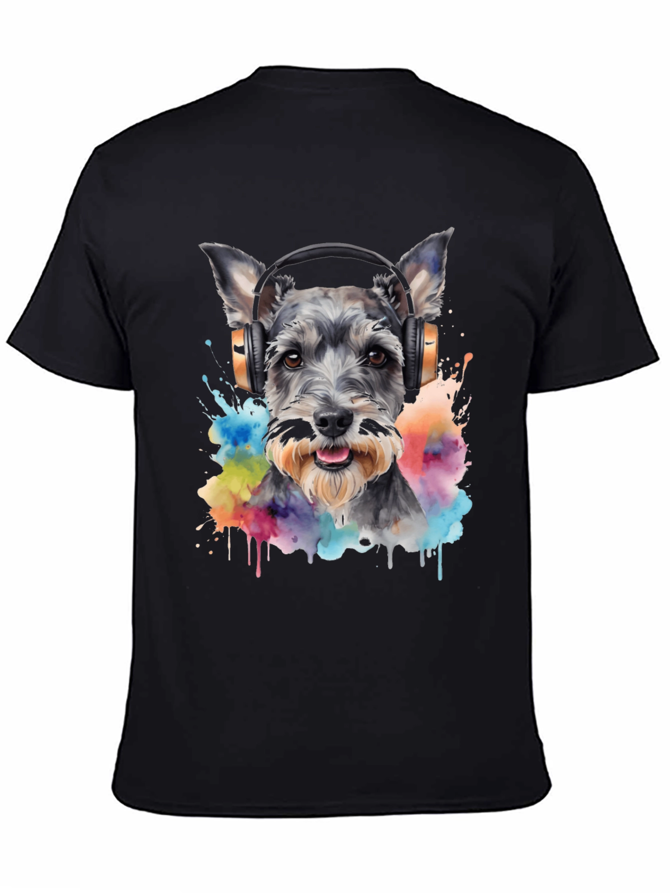 Cool Dog Graphic Tee - DJ Schnauzer