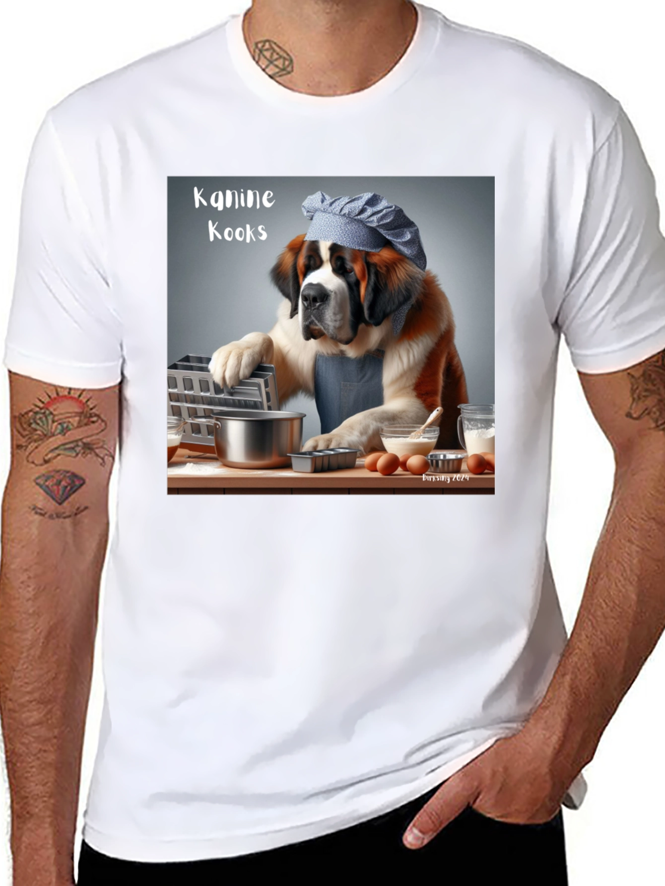 Kanine Kooks T-Shirt - Dog Baker Tee