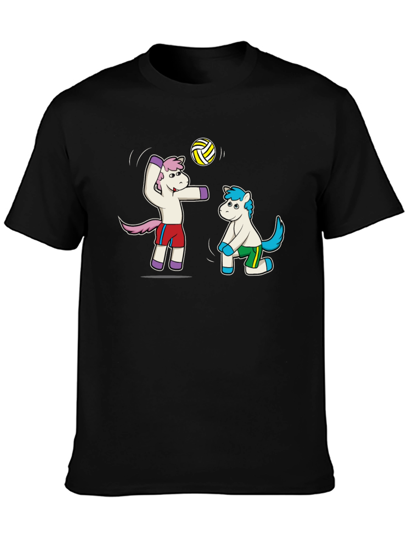 Unicorn Volleyball Graphic Tee