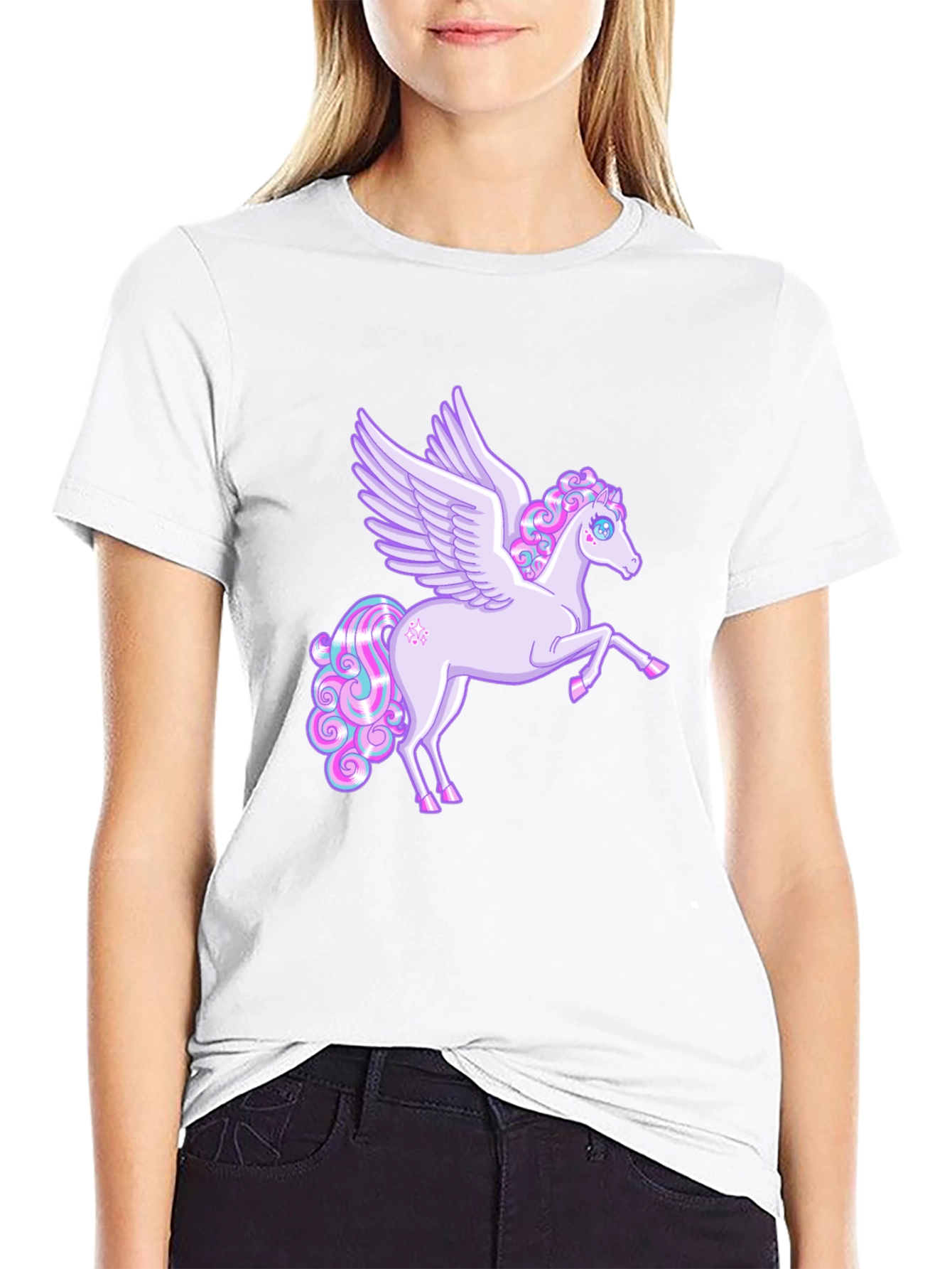 Pegasus Graphic Tee - Black