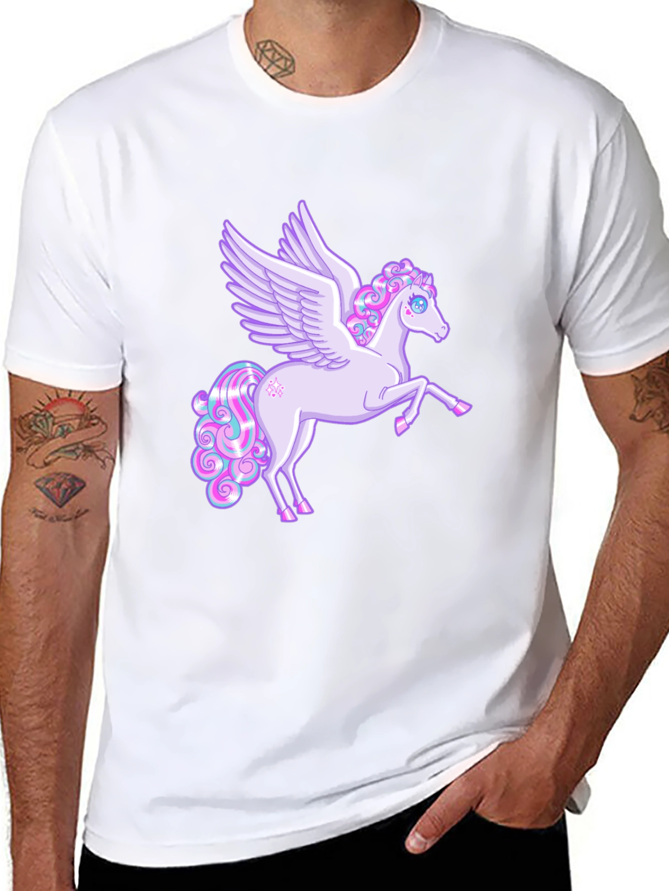 Pegasus Graphic Tee - Black