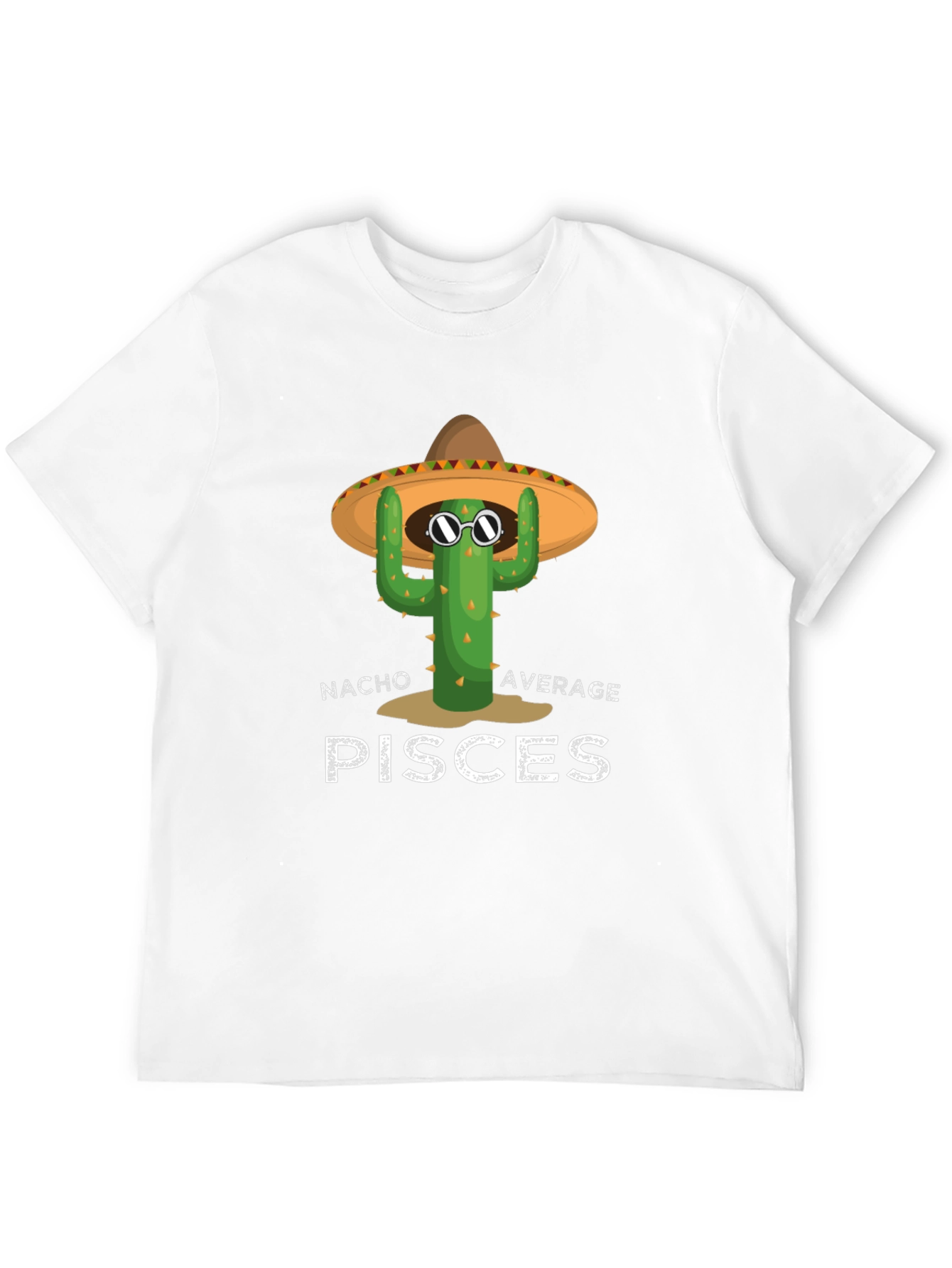 Nacho Average Pisces Cactus T-Shirt