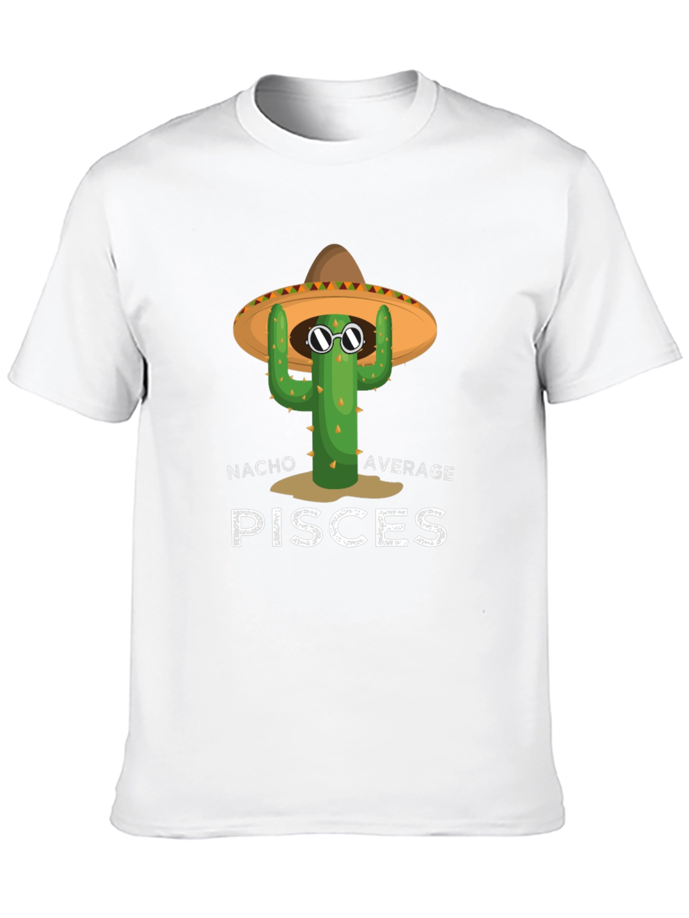 Nacho Average Pisces Cactus T-Shirt