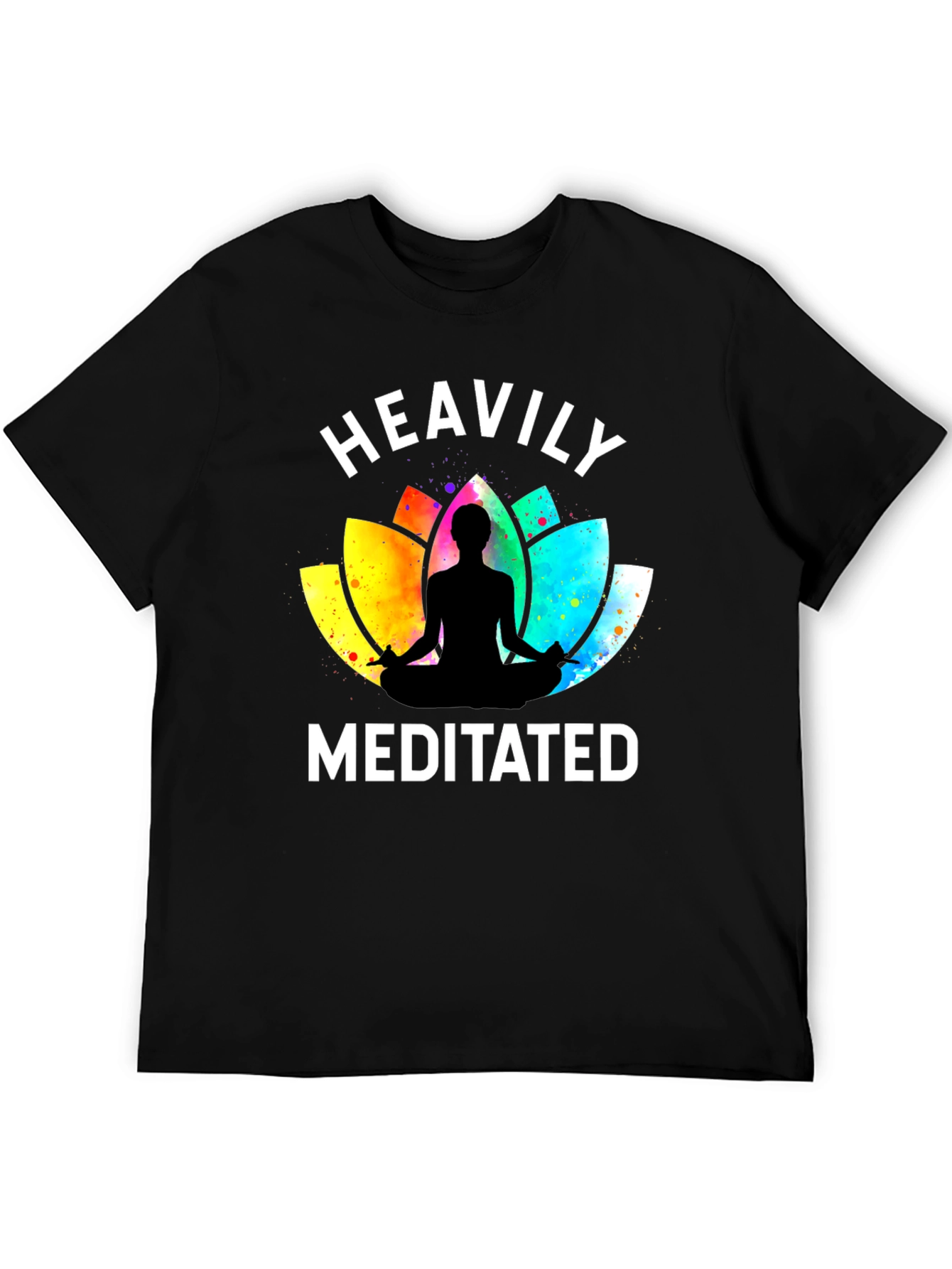 Heavily Meditated Graphic Tee - Zen Yoga Shirt
