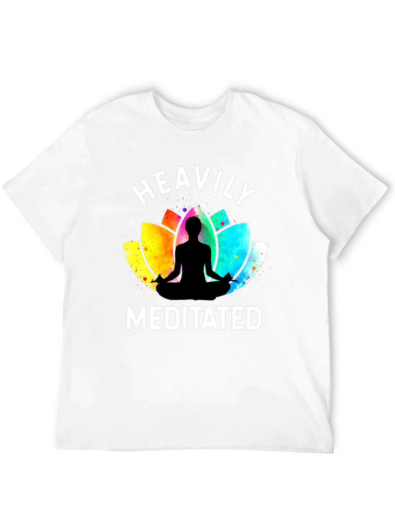 Heavily Meditated Graphic Tee - Zen Yoga Shirt