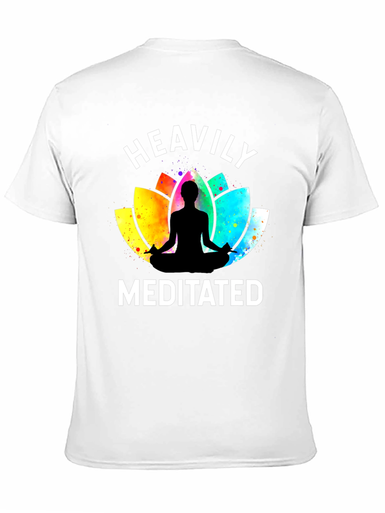 Heavily Meditated Graphic Tee - Zen Yoga Shirt