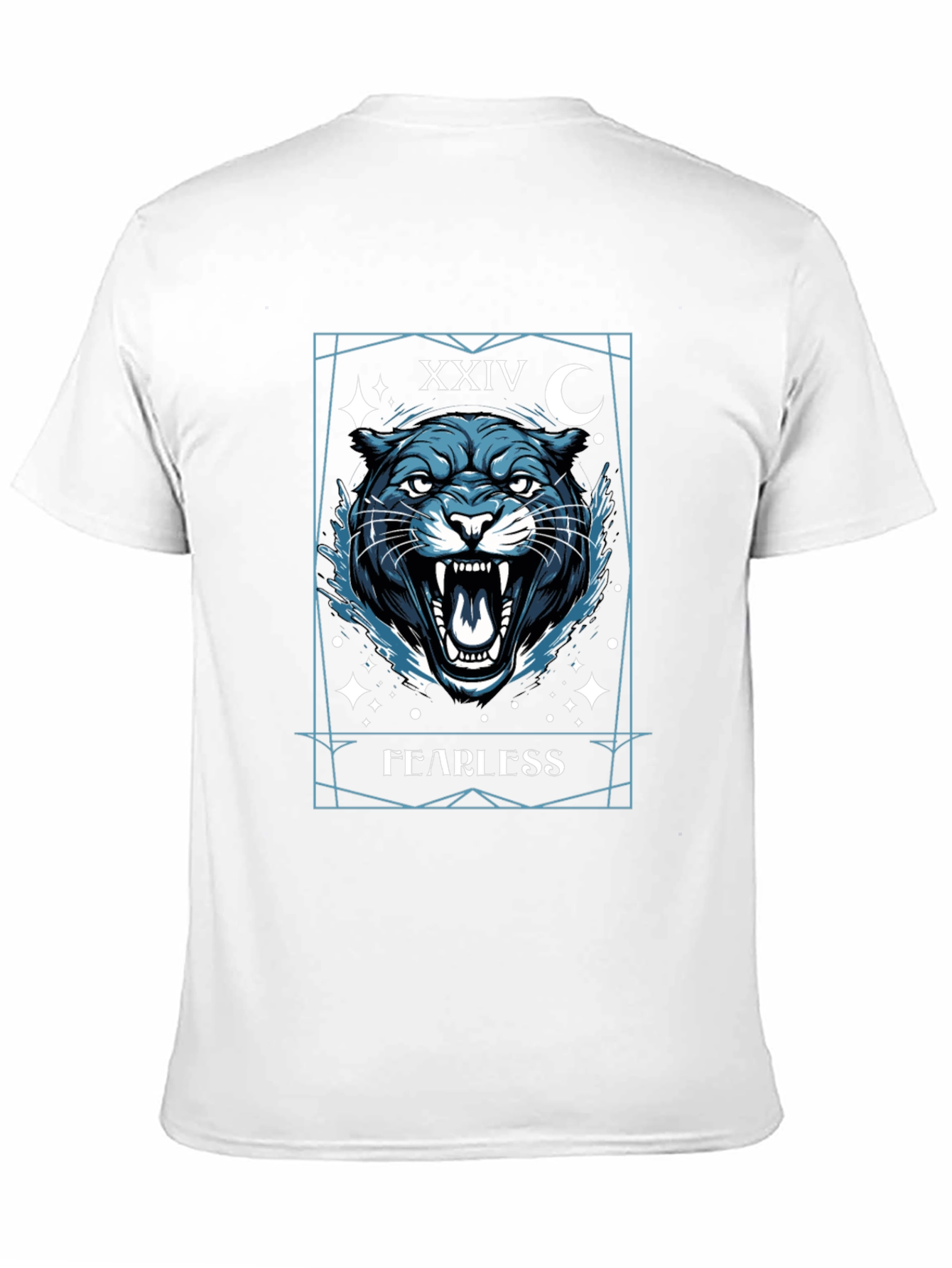 Fearless Panther Graphic Tee - Mens Black T-Shirt