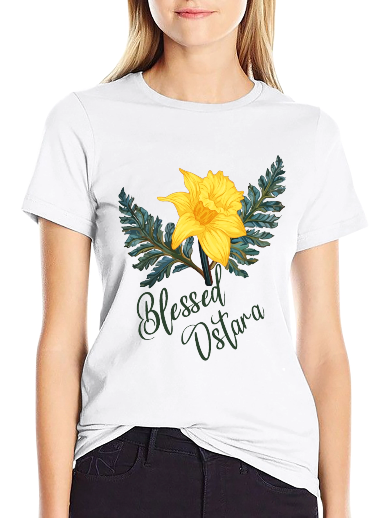 Blessed Ostara Floral T-Shirt