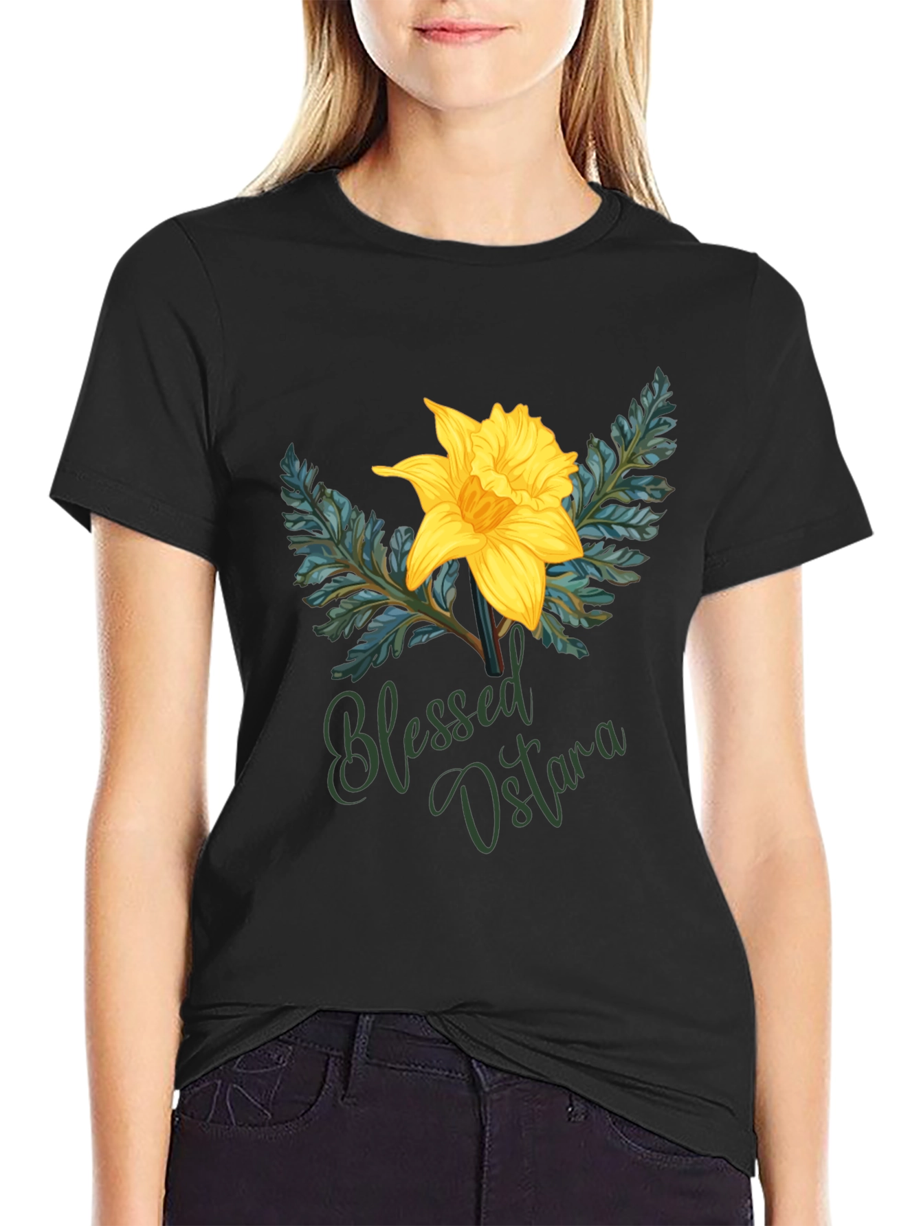 Blessed Ostara Floral T-Shirt