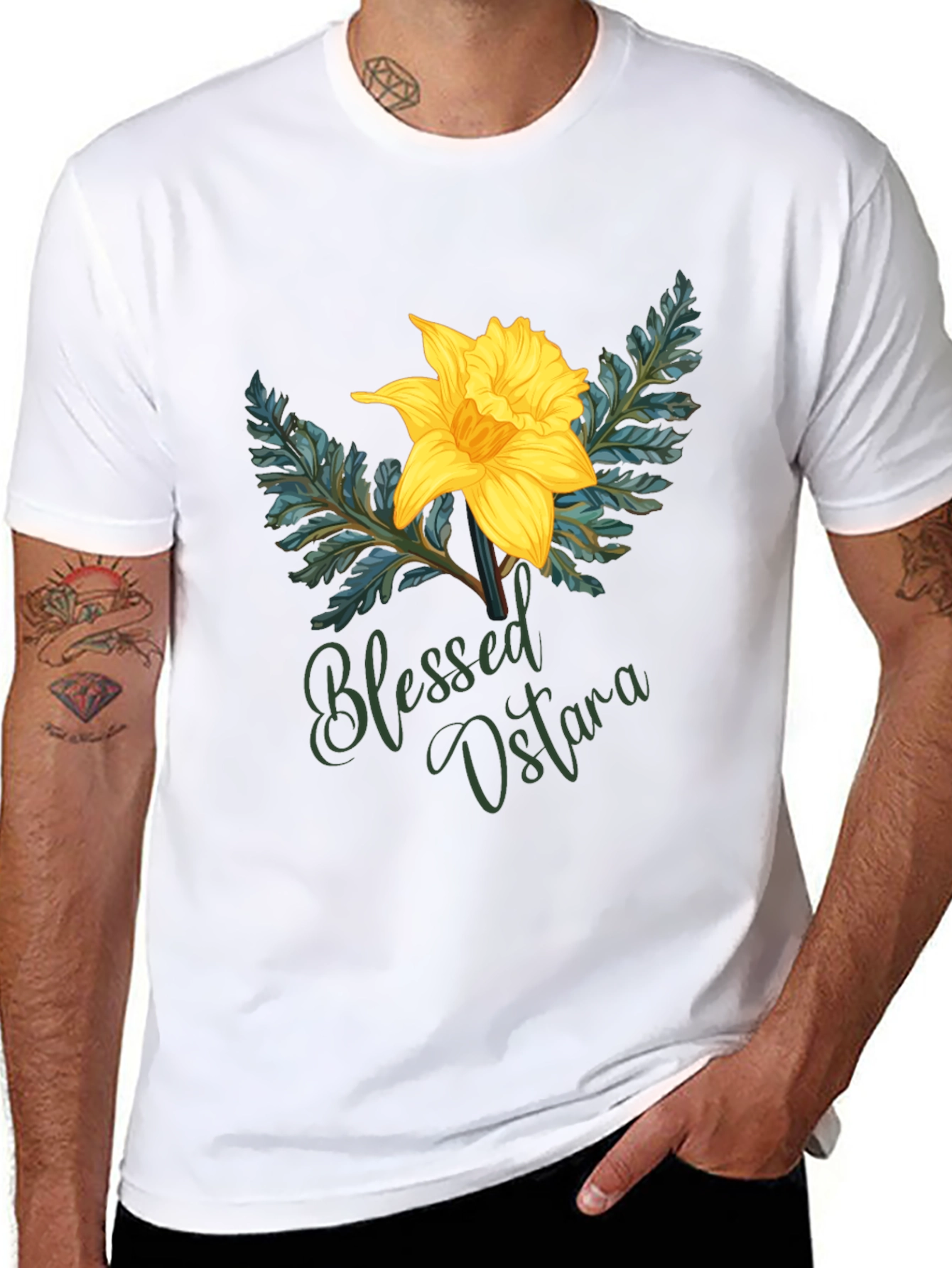 Blessed Ostara Floral T-Shirt