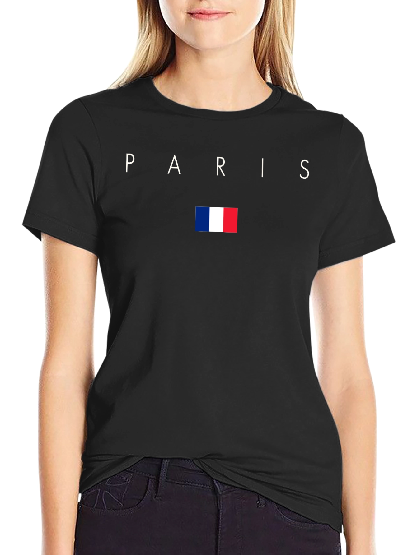Paris France Flag Graphic T-Shirt