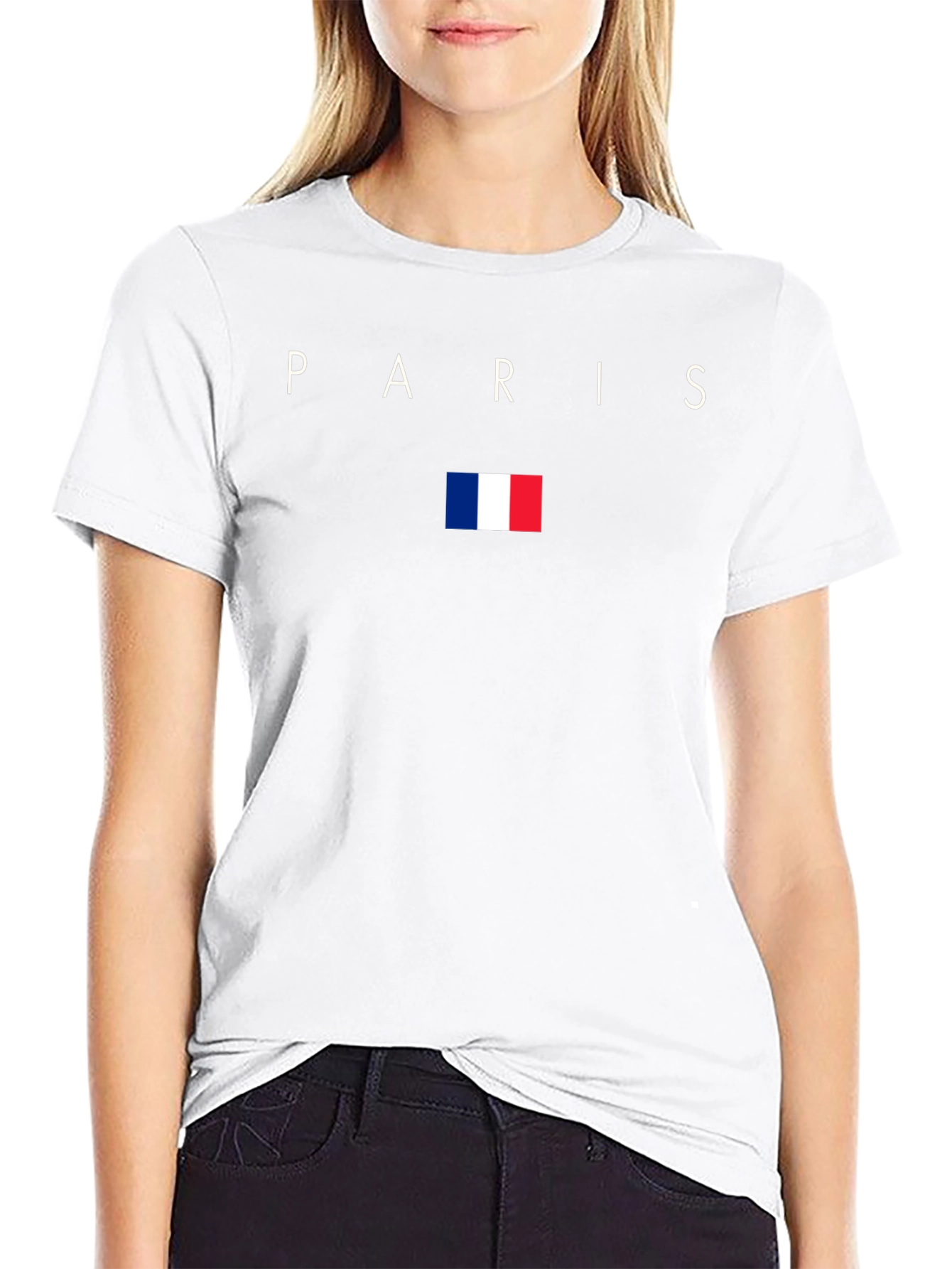 Paris France Flag Graphic T-Shirt