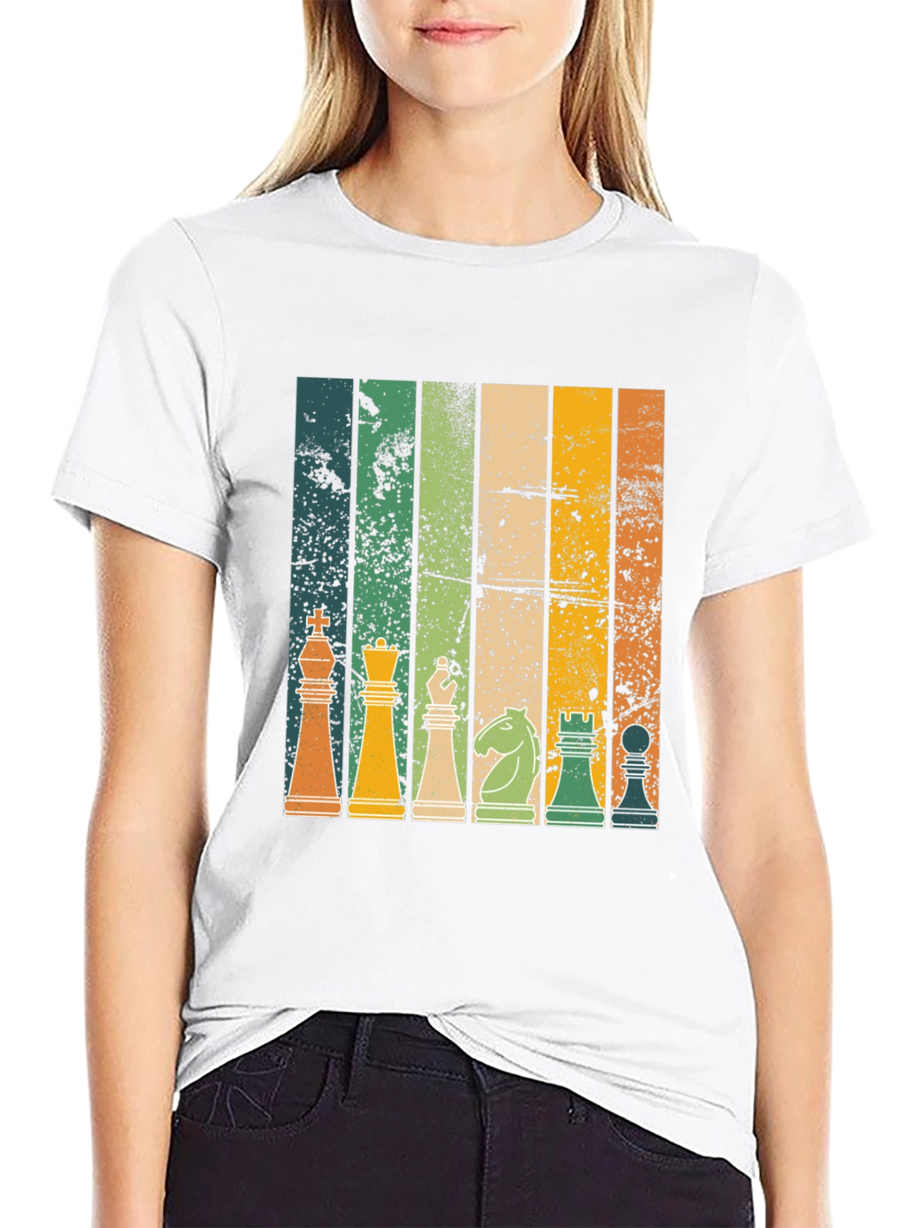 Retro Chess Piece T-Shirt