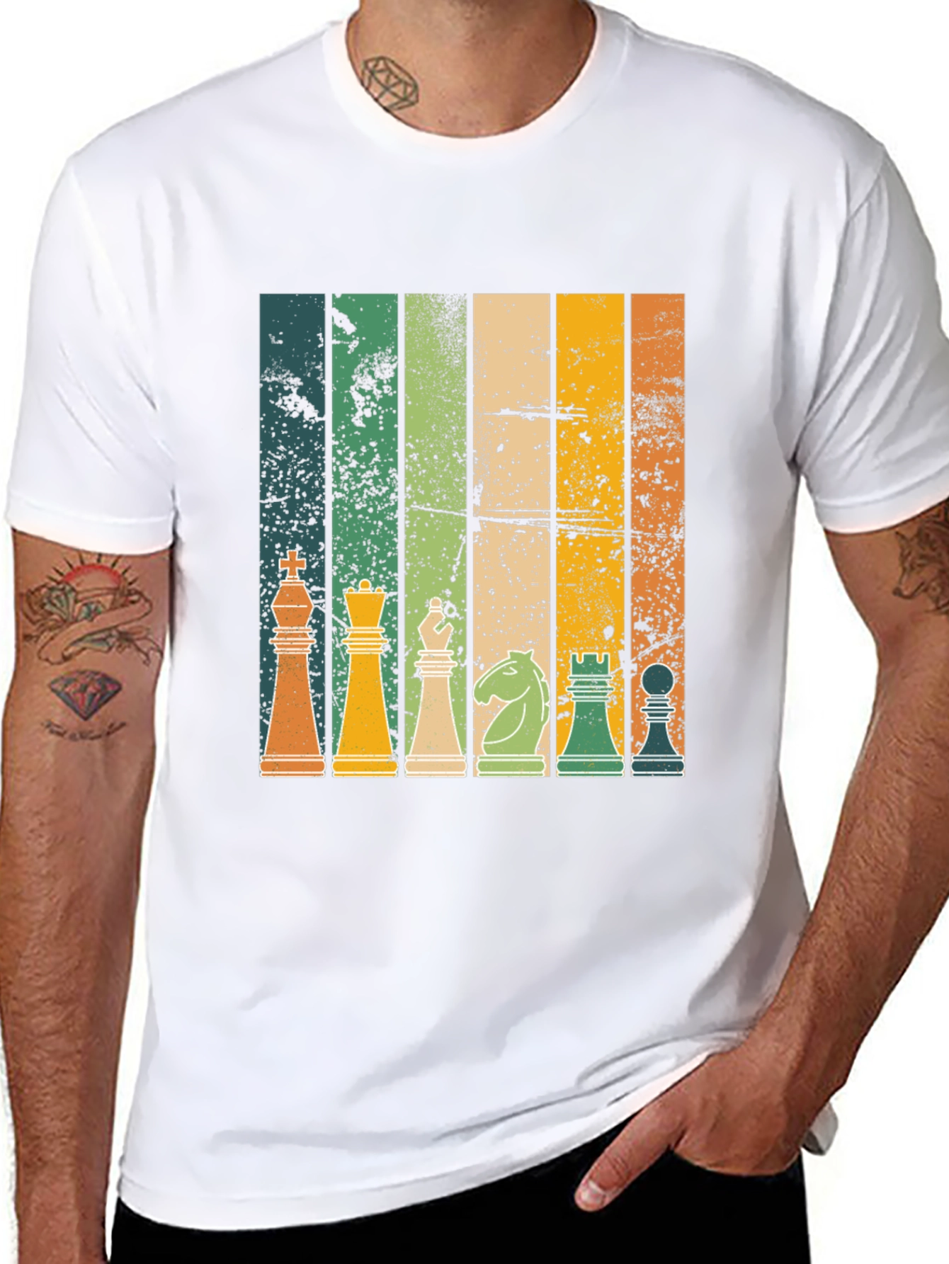 Retro Chess Piece T-Shirt