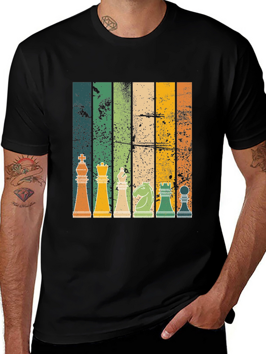 Retro Chess Piece T-Shirt