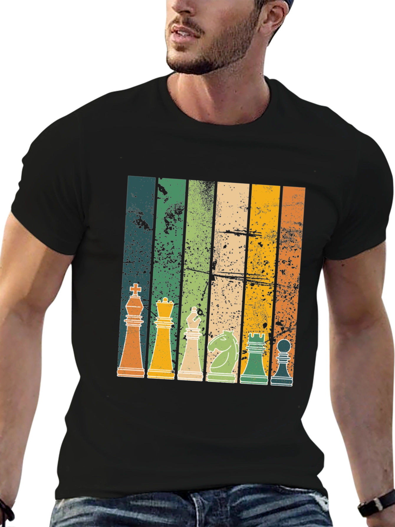 Retro Chess Piece T-Shirt