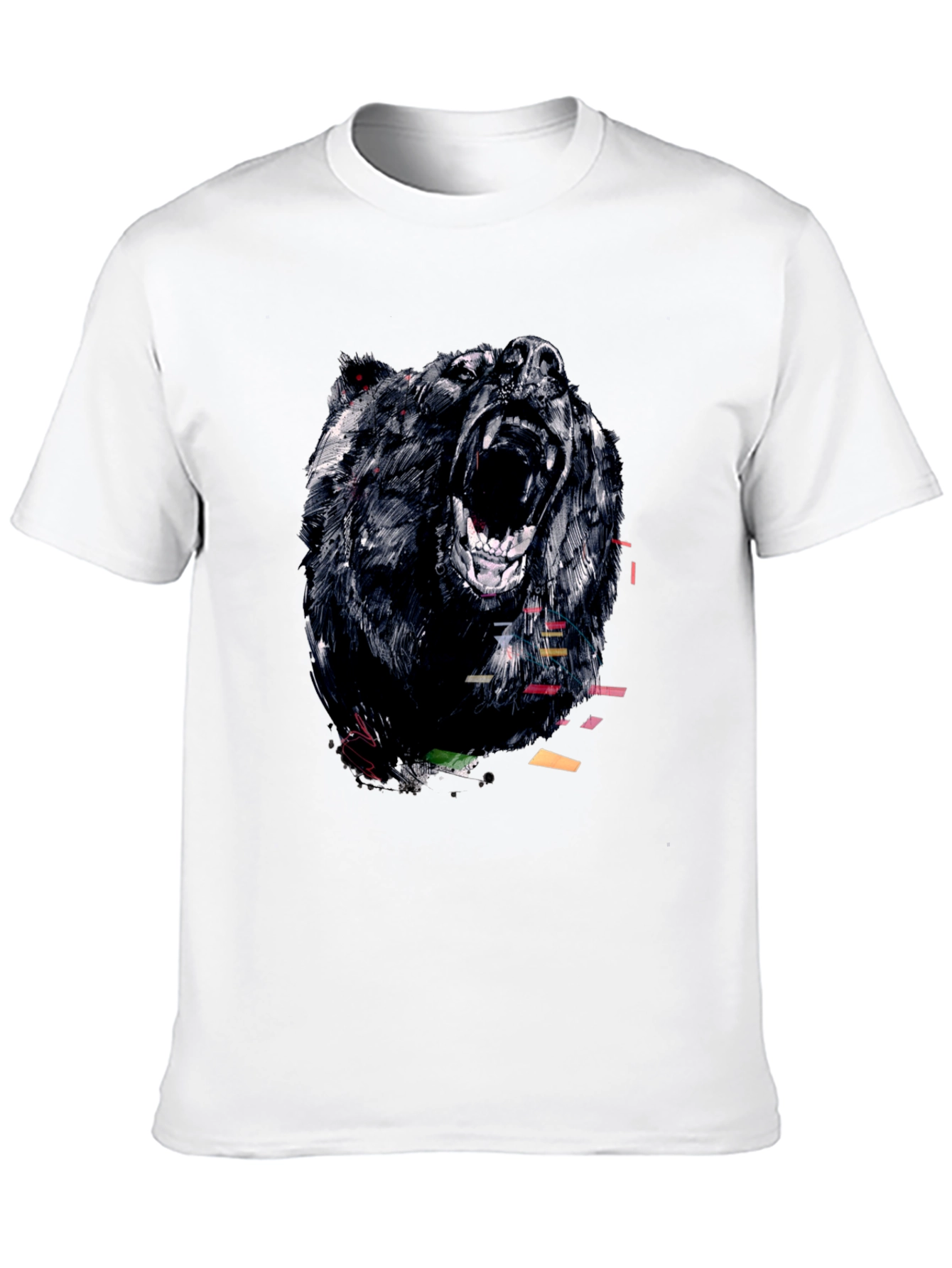 Bear Graphic Tee - Mens Black T-Shirt
