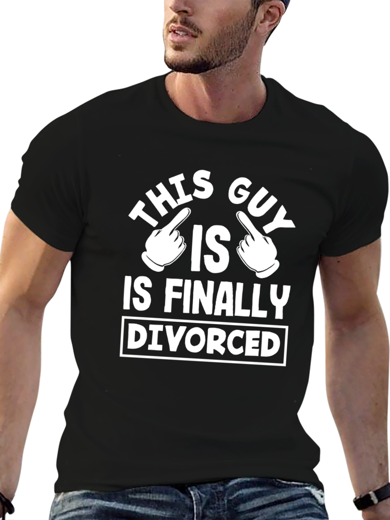 Finally Divorced Funny Graphic Tee Shirt