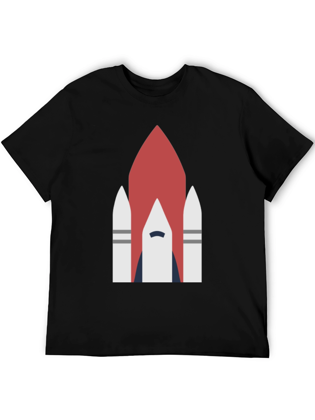 Rocket Graphic T-Shirt - Space Launch Design