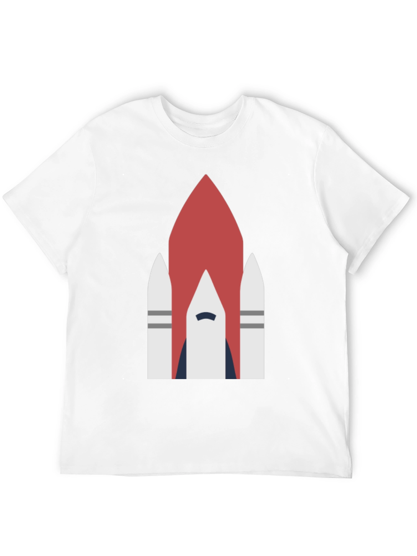 Rocket Graphic T-Shirt - Space Launch Design