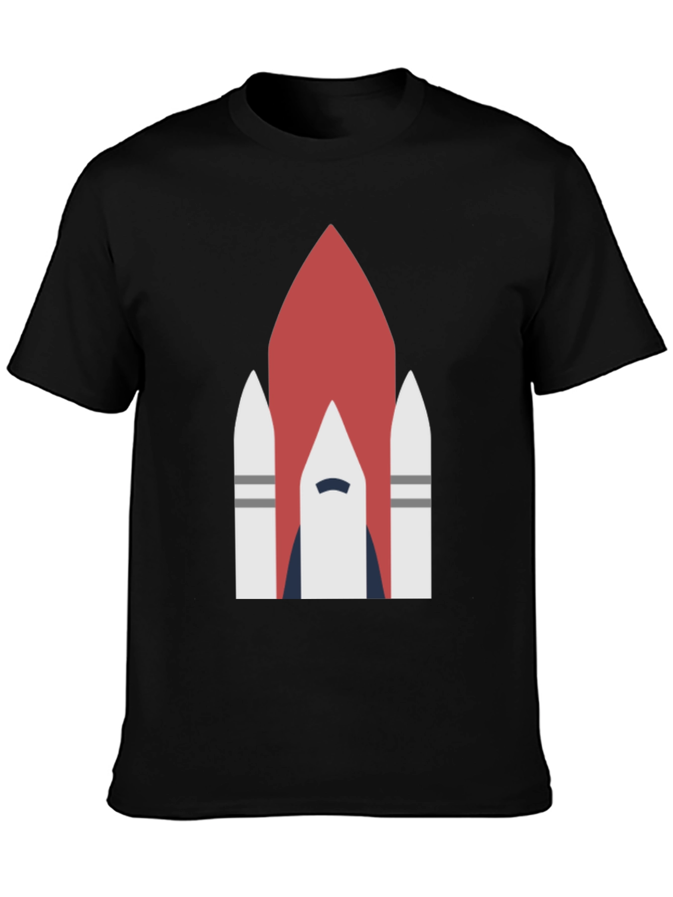 Rocket Graphic T-Shirt - Space Launch Design