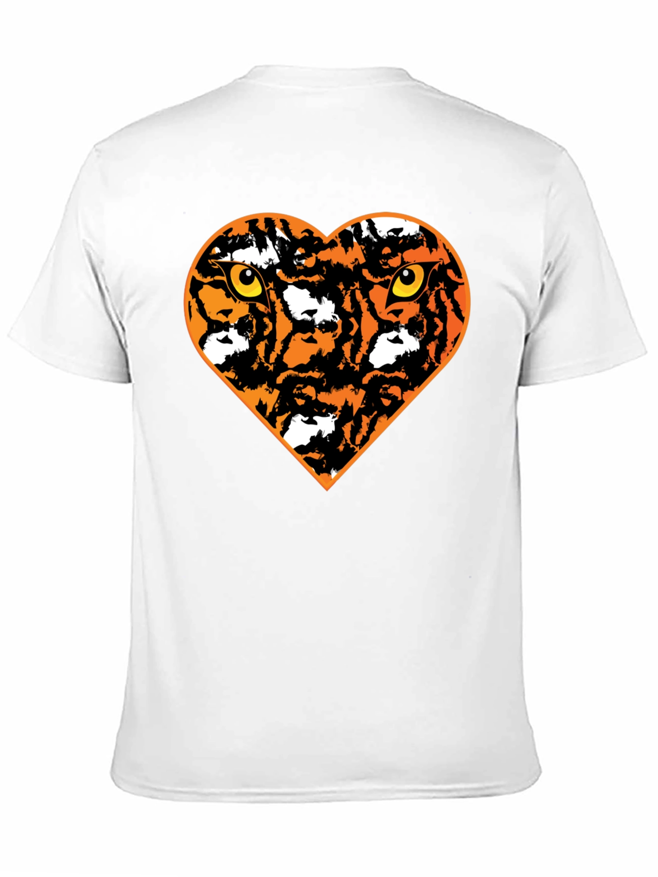 Tiger Heart Graphic T-Shirt - Black