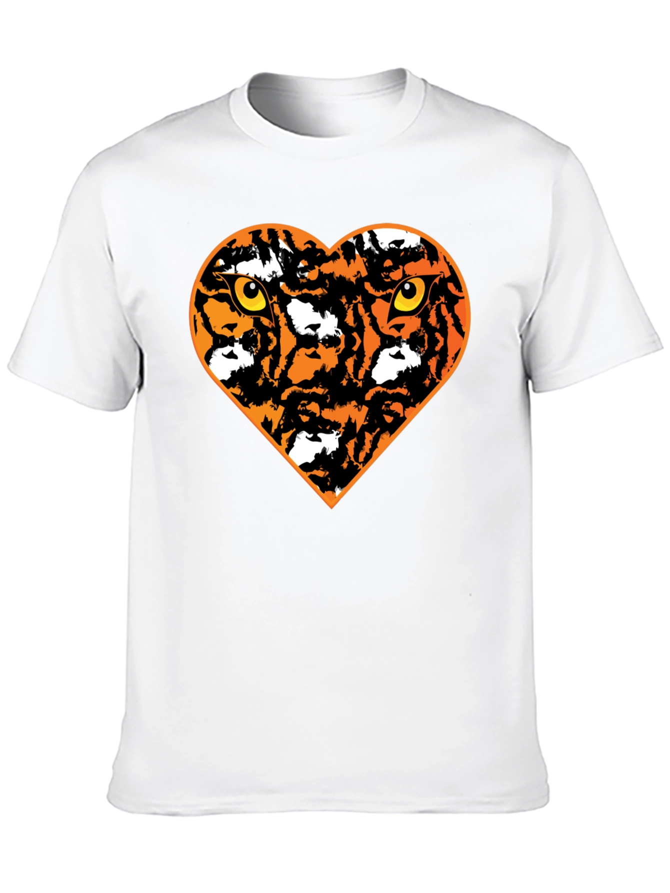 Tiger Heart Graphic T-Shirt - Black