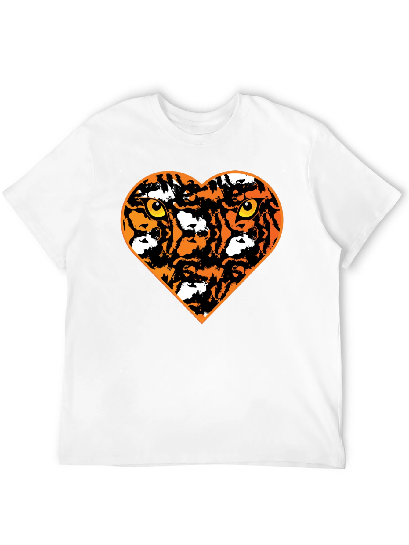 Tiger Heart Graphic T-Shirt - Black