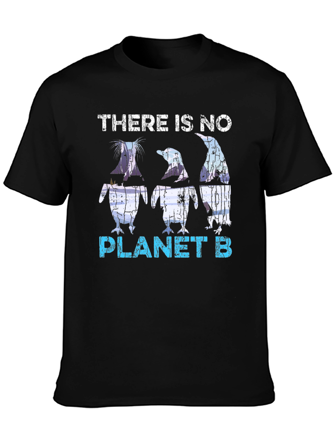 Planet B Penguin Graphic T-Shirt
