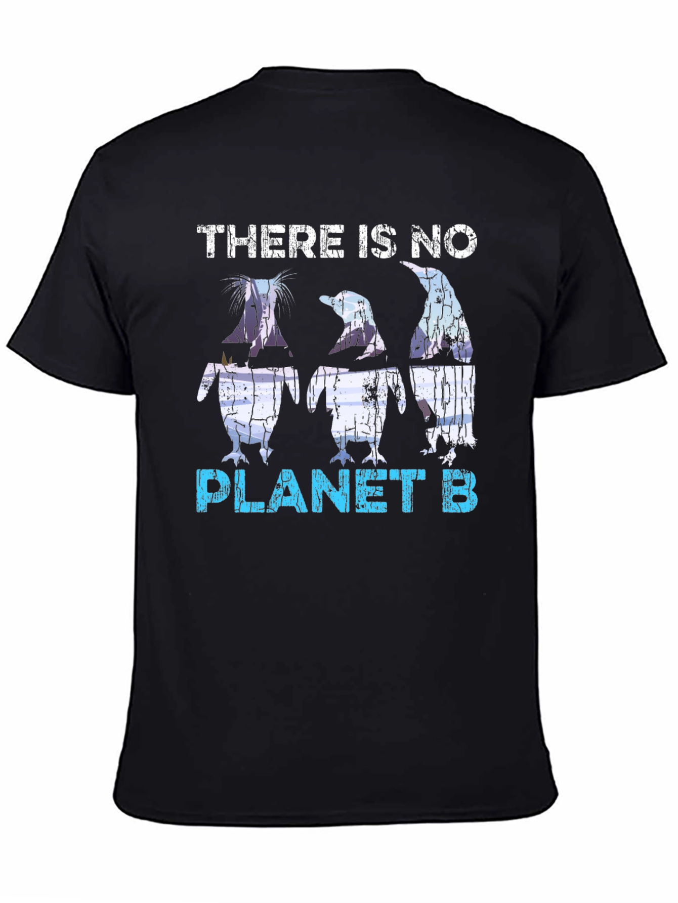 Planet B Penguin Graphic T-Shirt