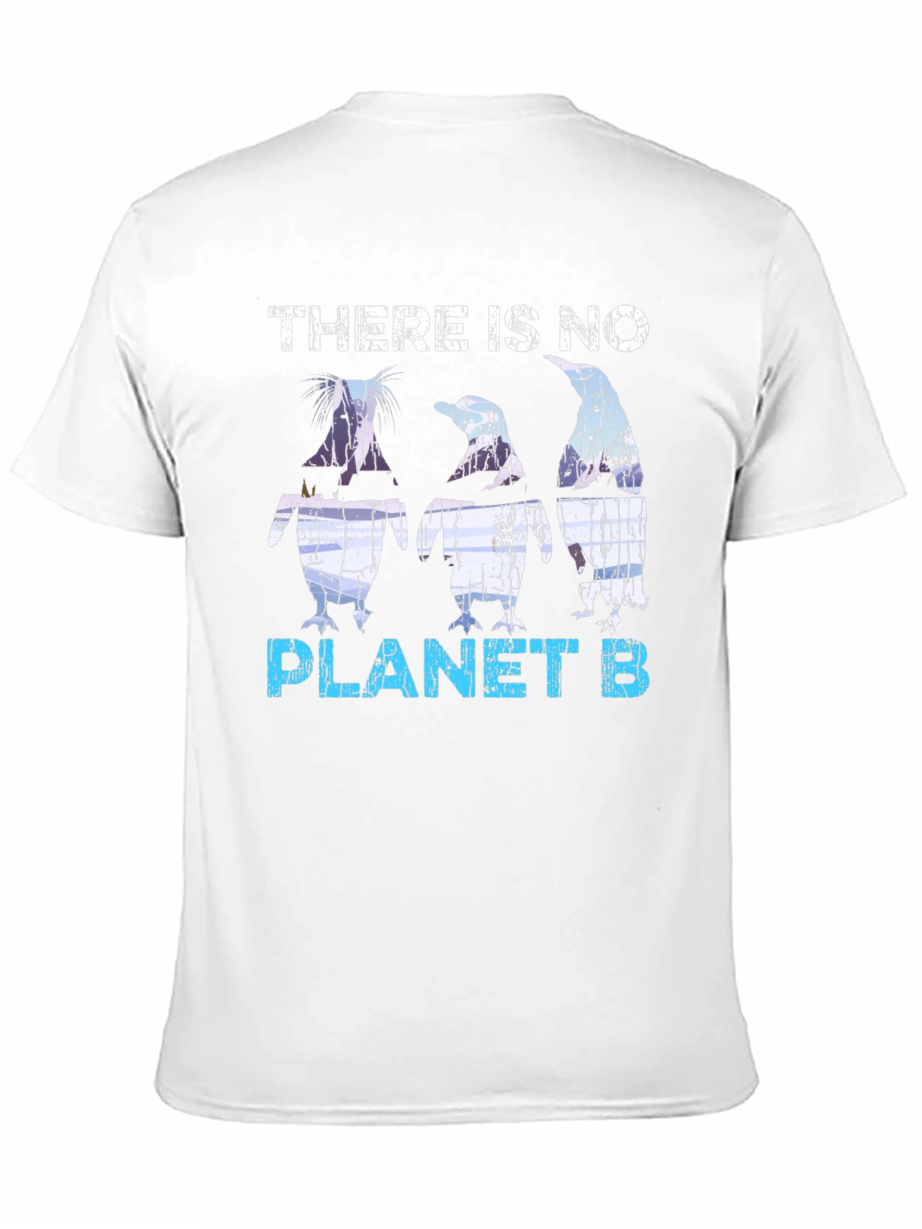 Planet B Penguin Graphic T-Shirt