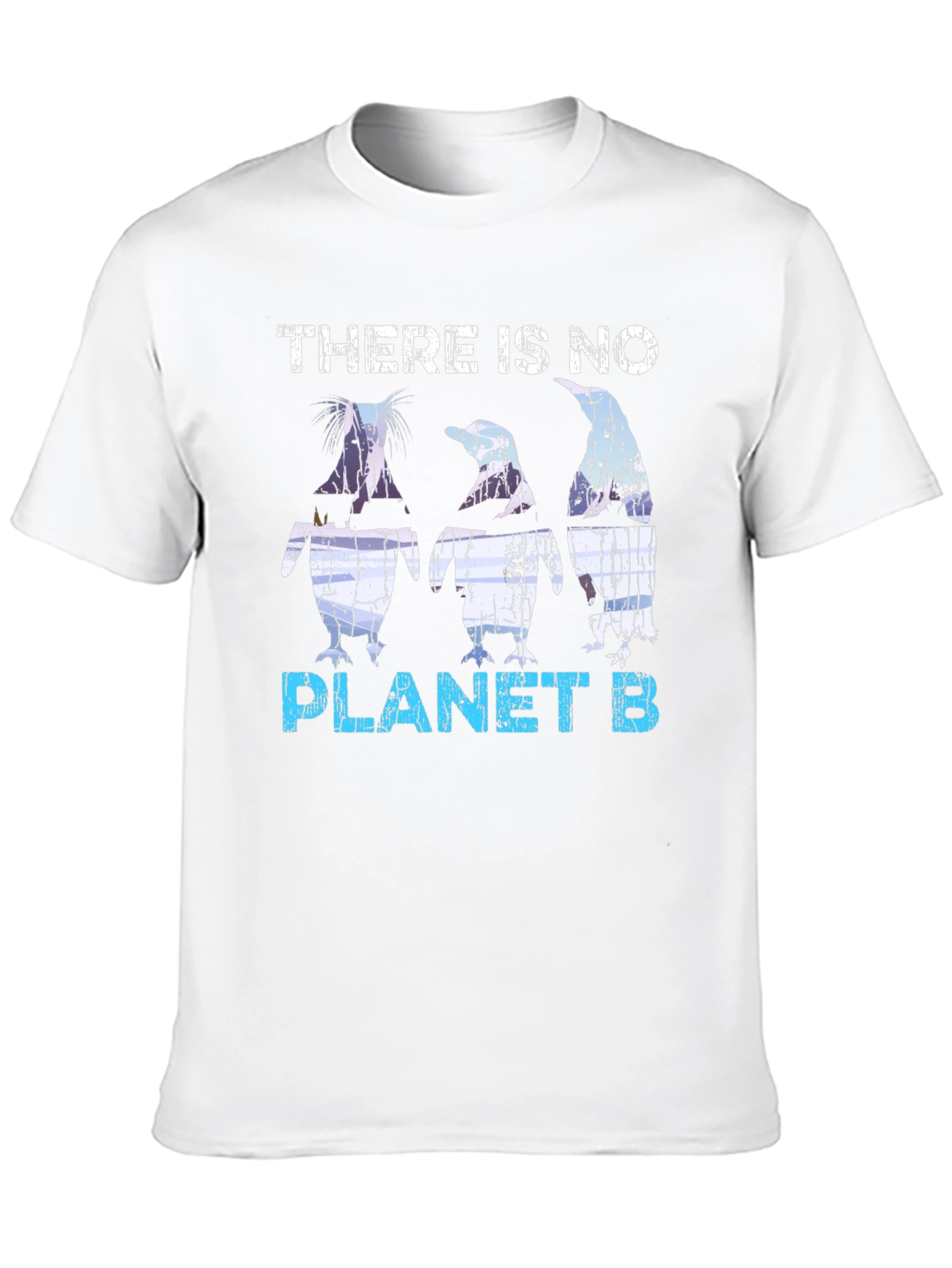 Planet B Penguin Graphic T-Shirt