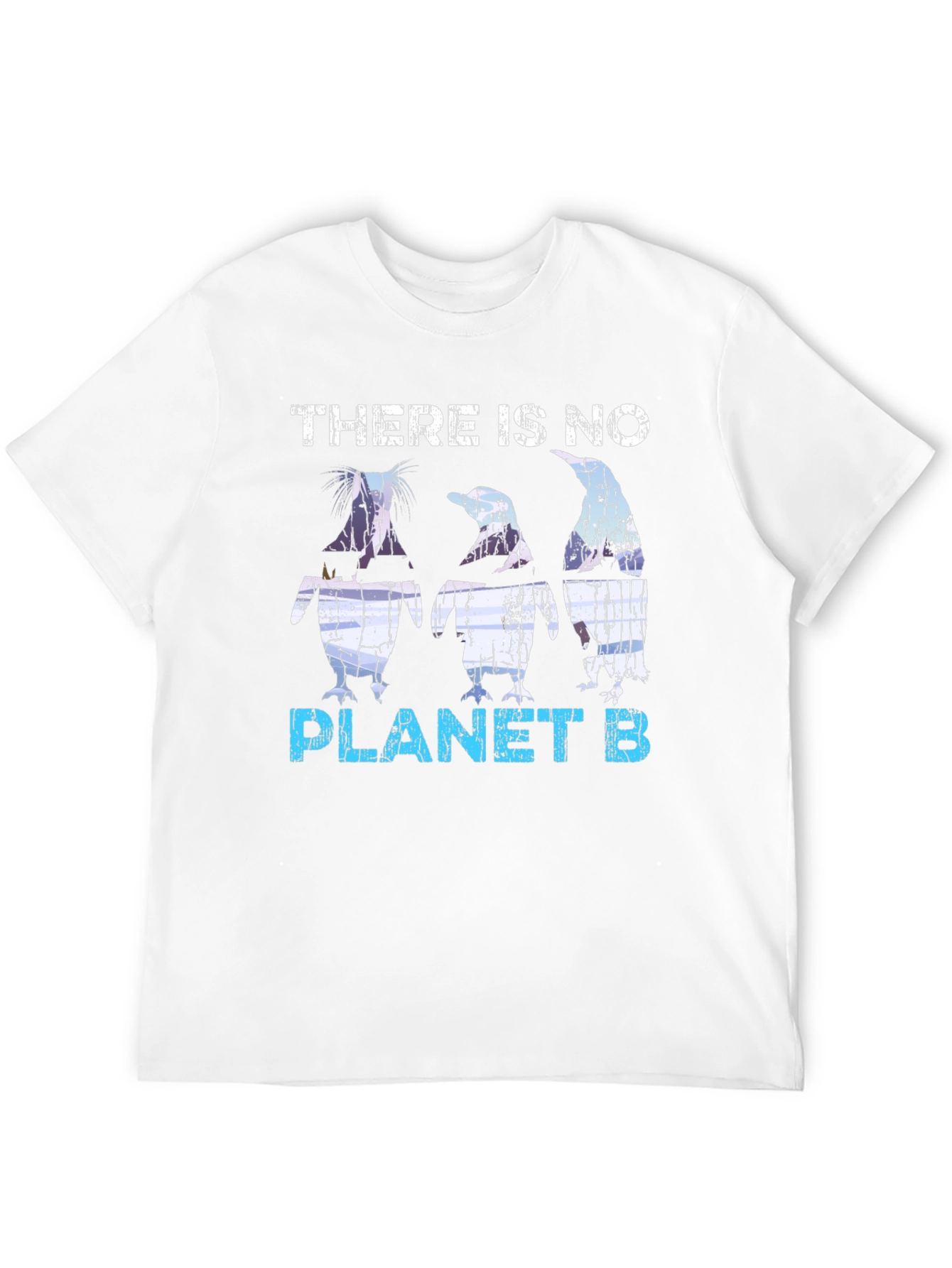 Planet B Penguin Graphic T-Shirt