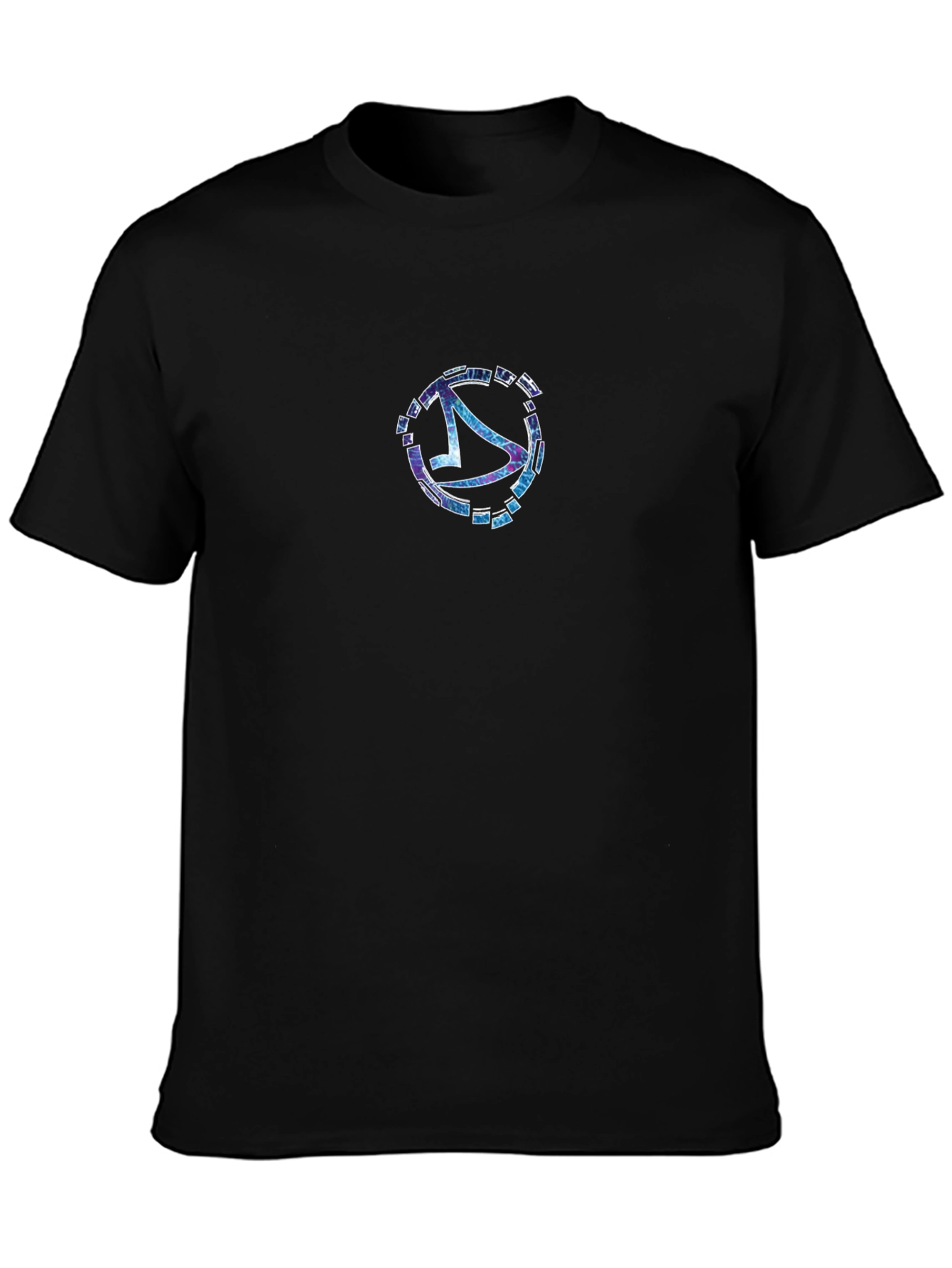 Abstract Logo Graphic Black T-Shirt