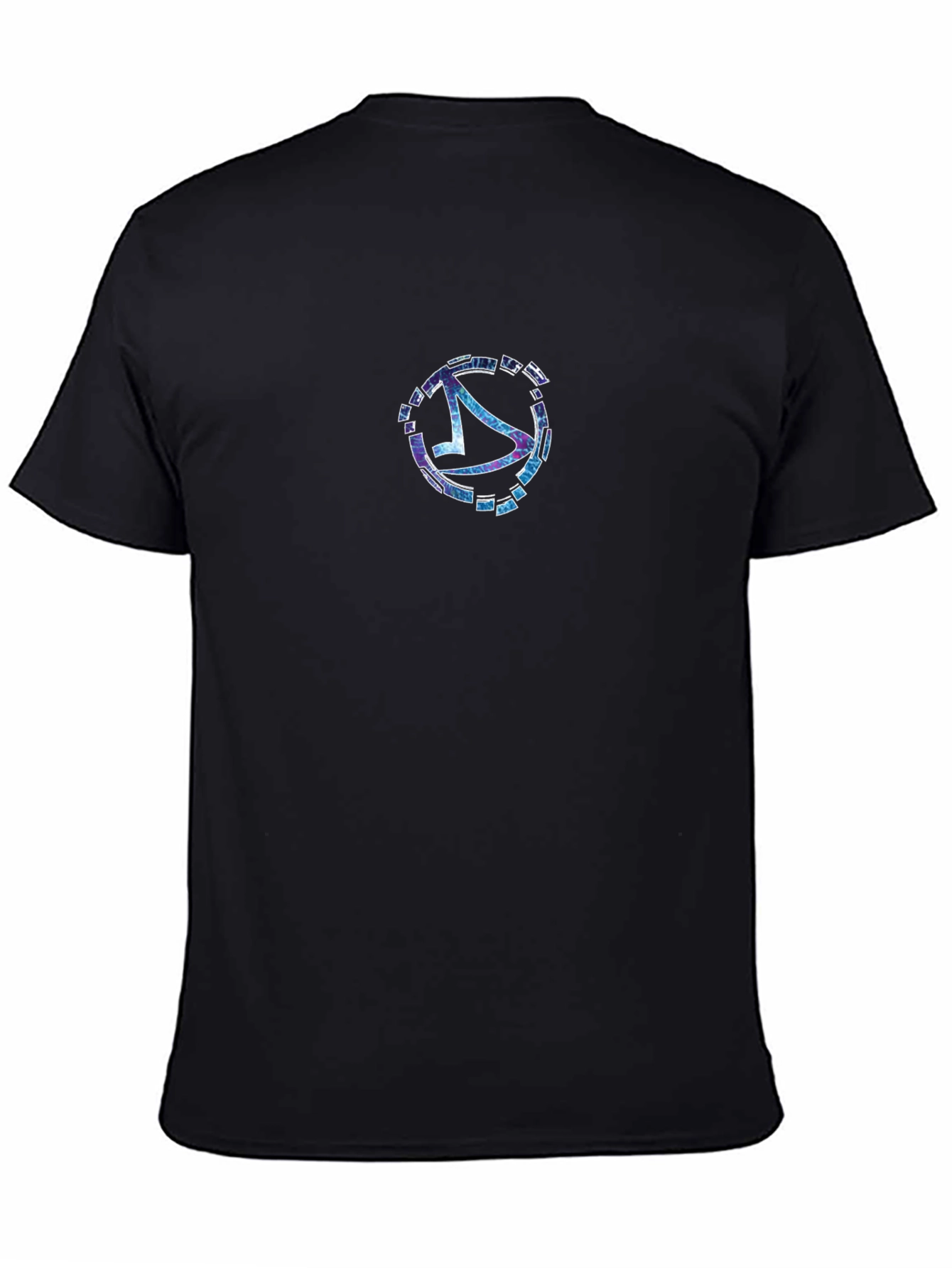 Abstract Logo Graphic Black T-Shirt