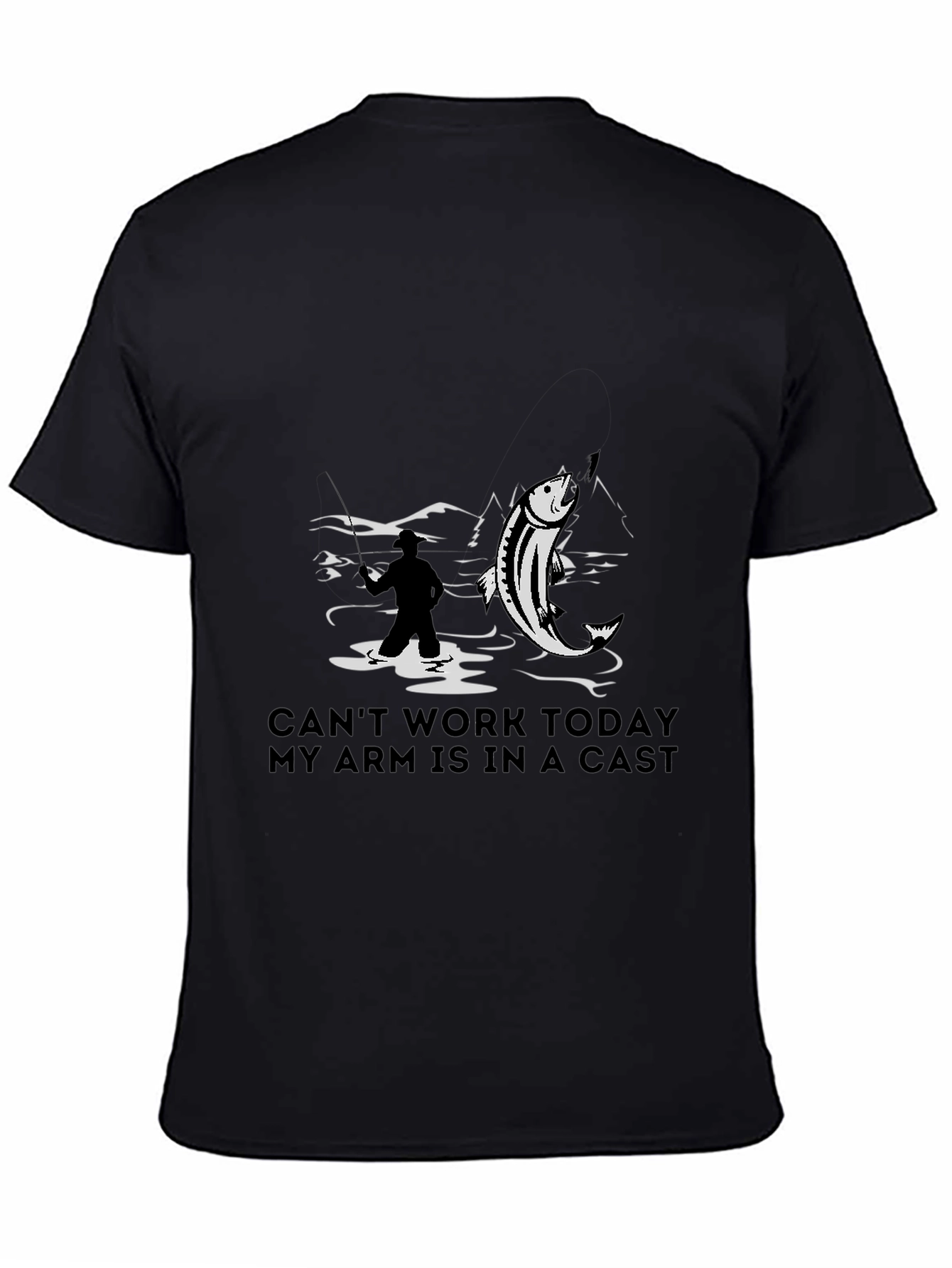 Fishing T-Shirt - Cant Work Today