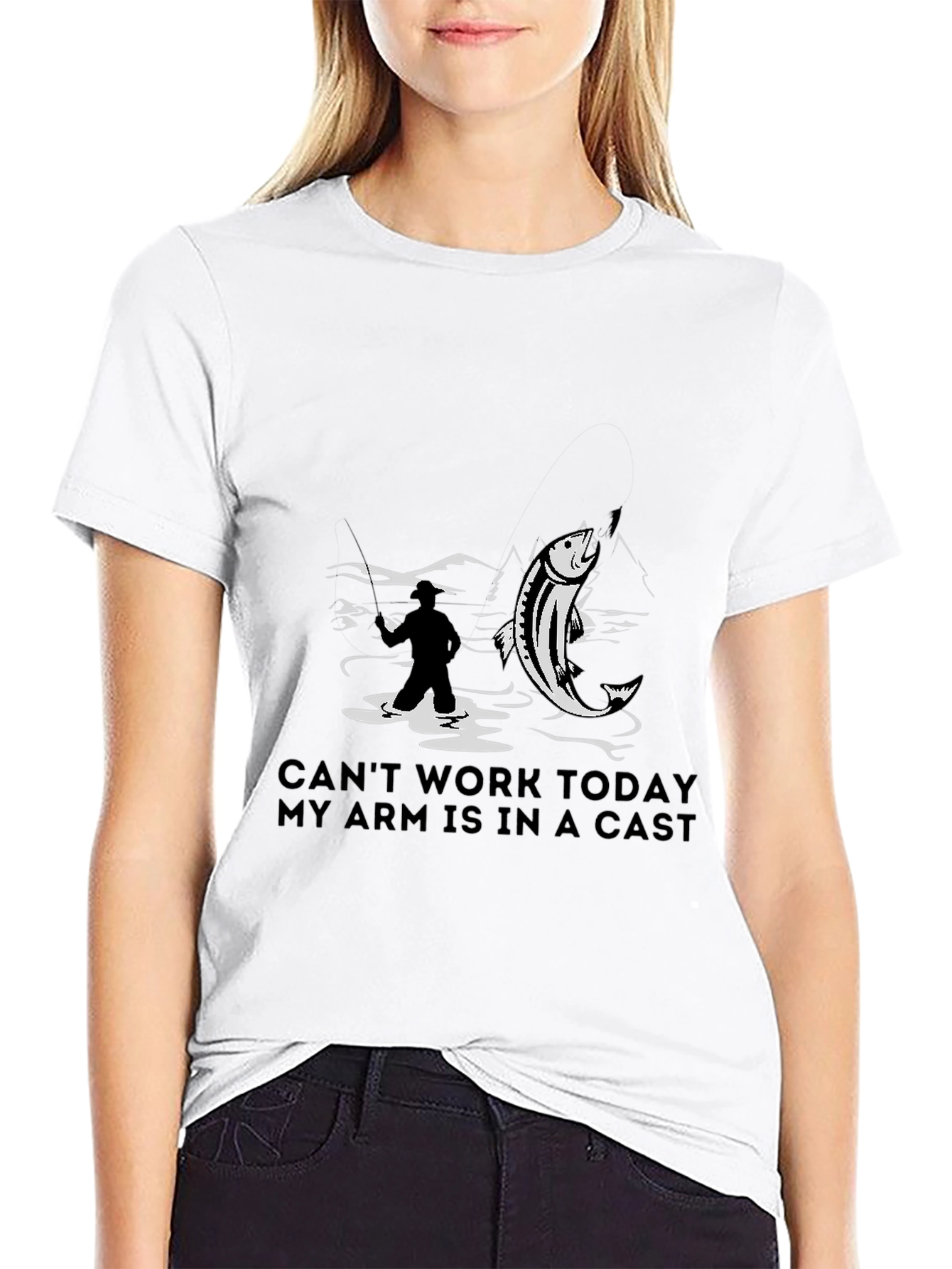 Fishing T-Shirt - Cant Work Today
