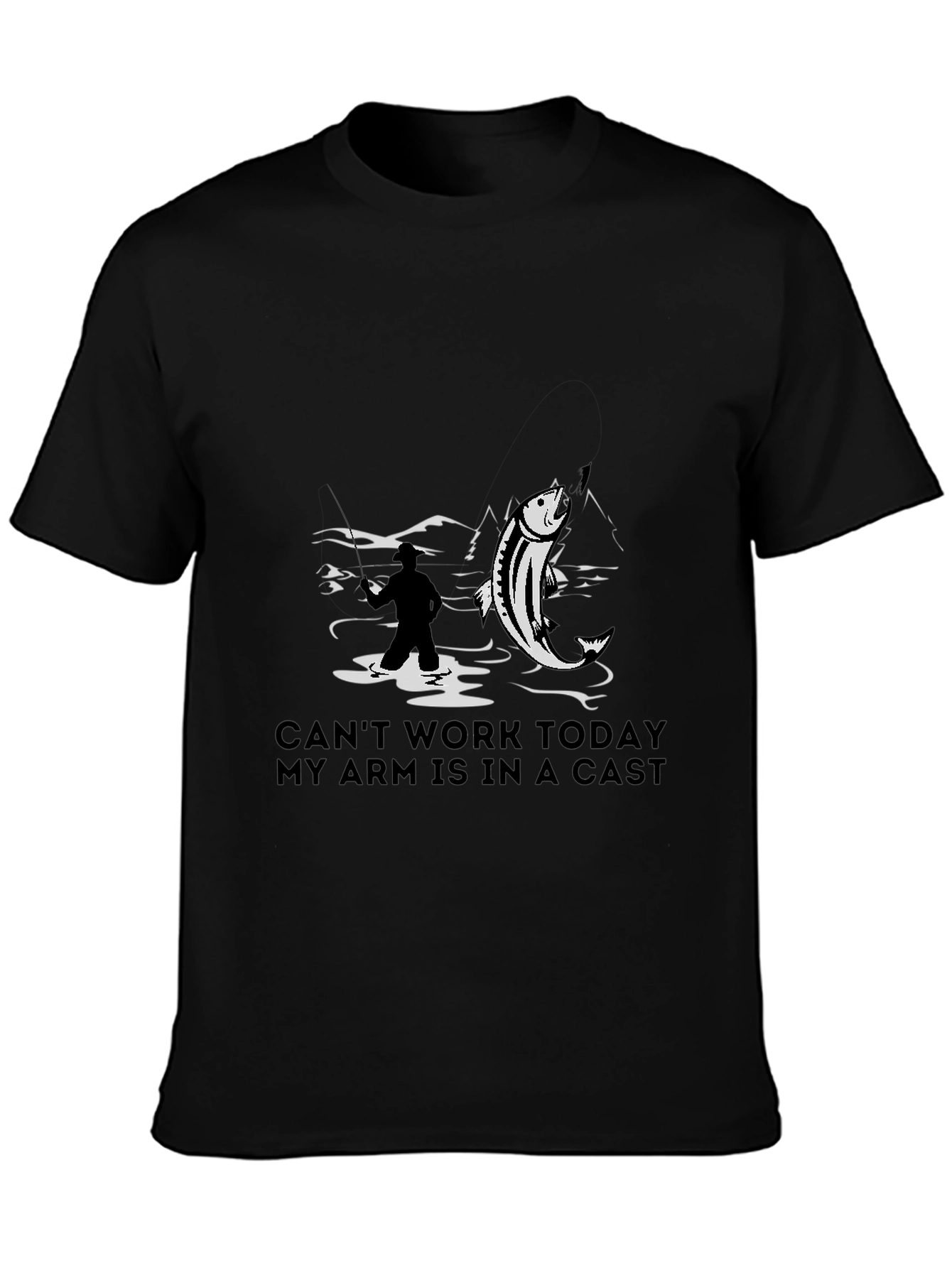 Fishing T-Shirt - Cant Work Today