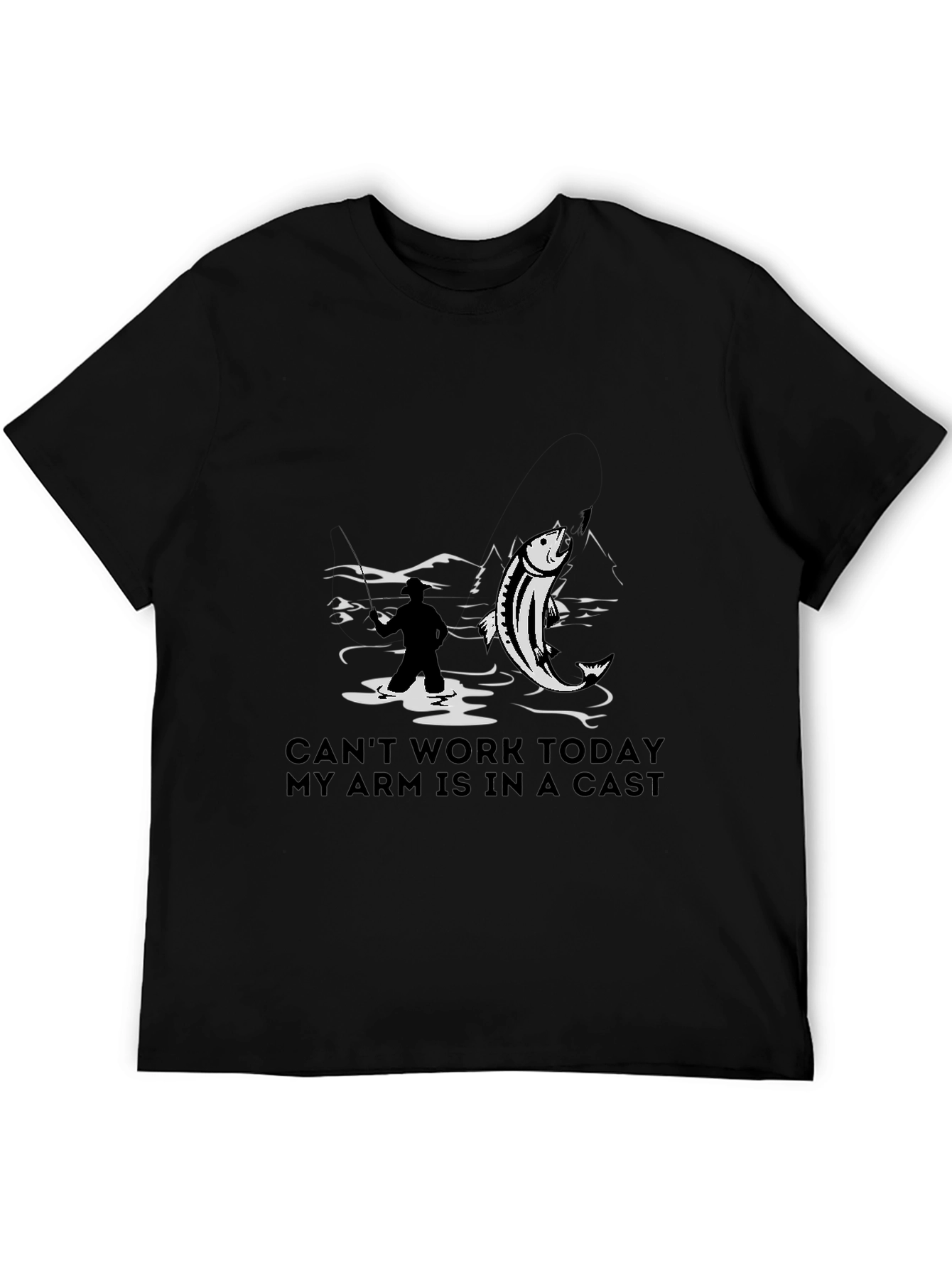 Fishing T-Shirt - Cant Work Today