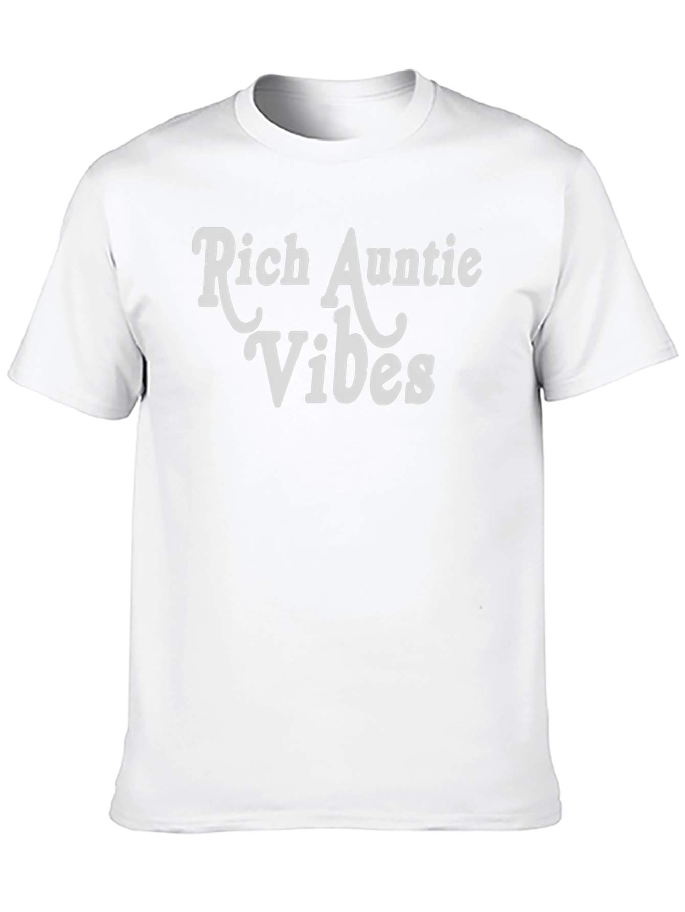 Rich Auntie Vibes Black T-Shirt