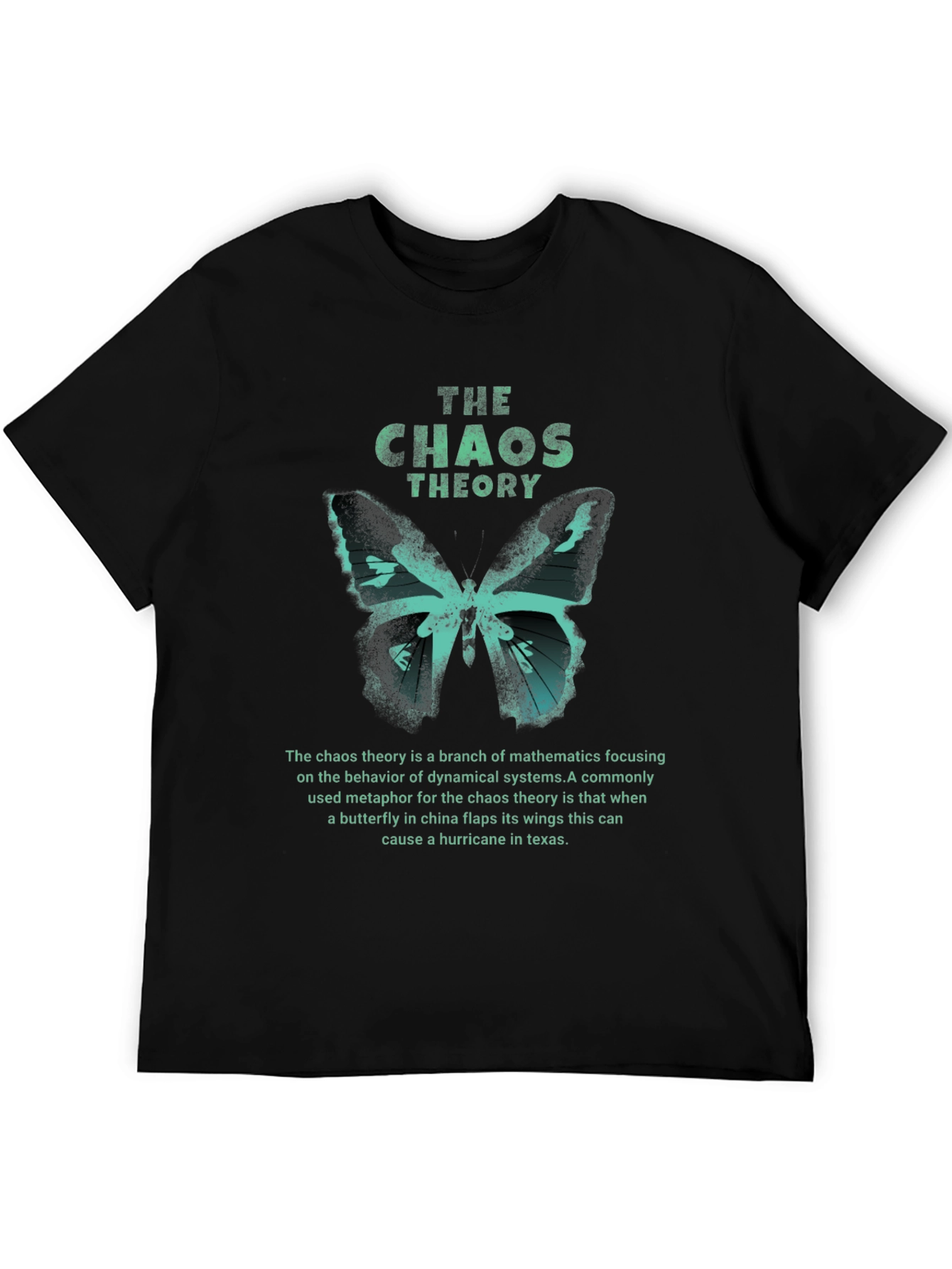 The Chaos Theory Butterfly Graphic T-Shirt
