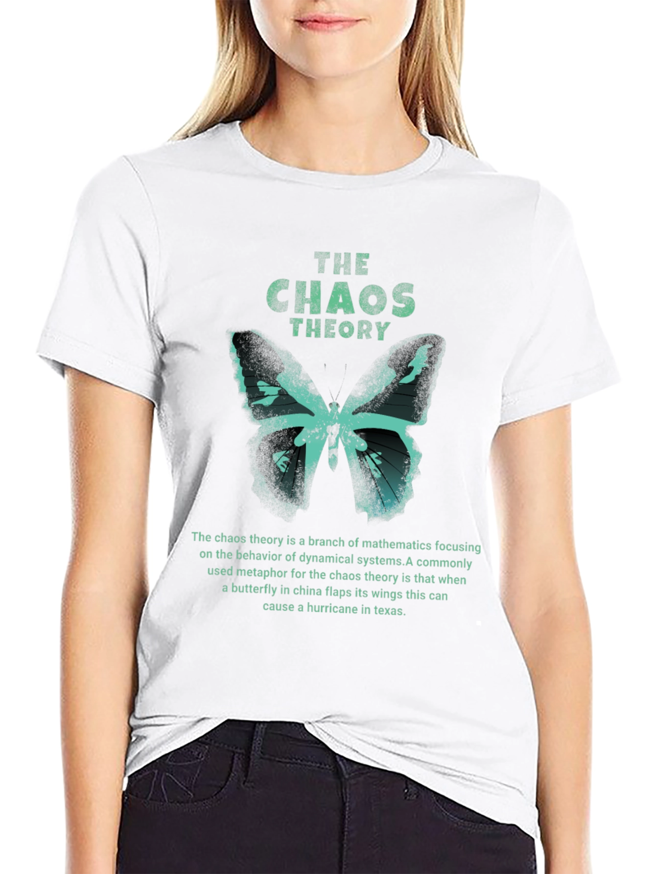 The Chaos Theory Butterfly Graphic T-Shirt