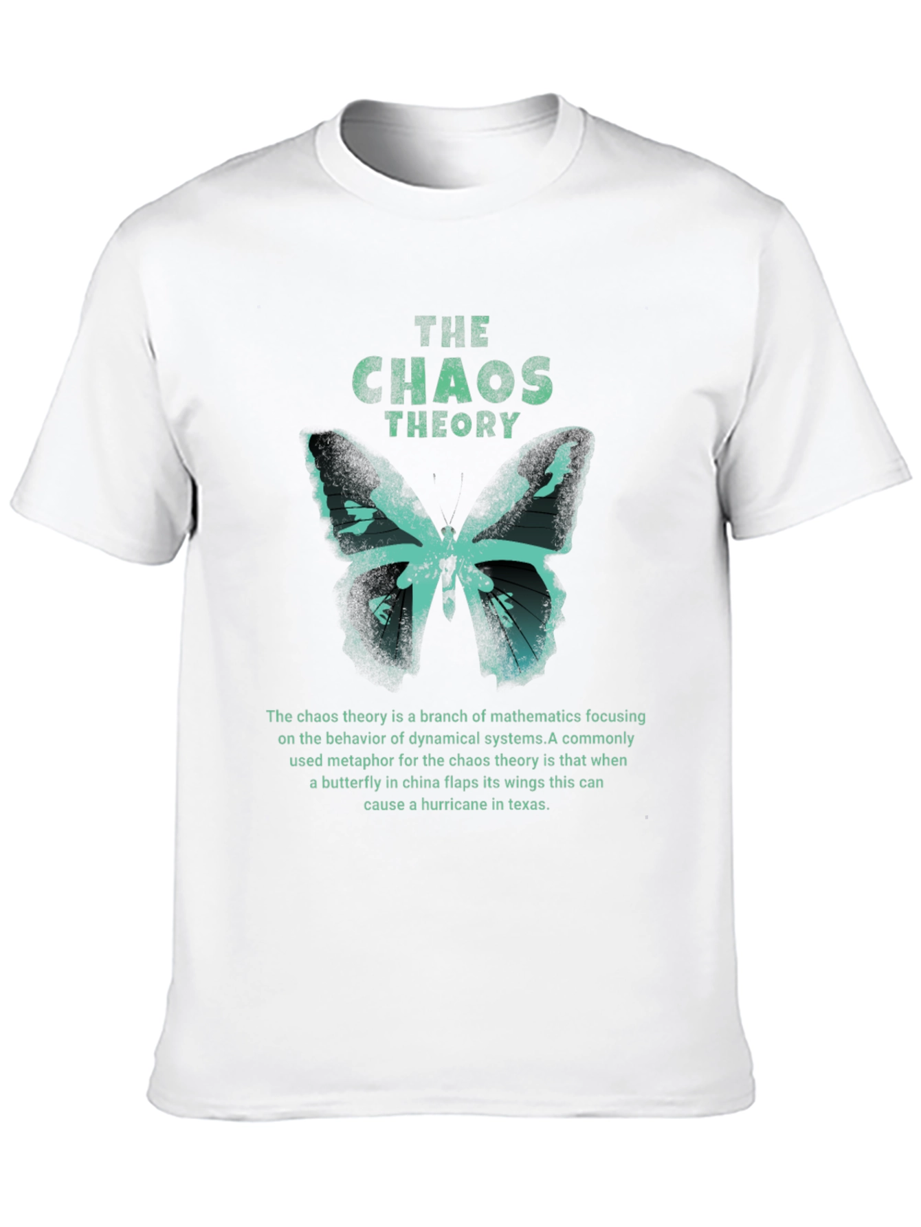 The Chaos Theory Butterfly Graphic T-Shirt