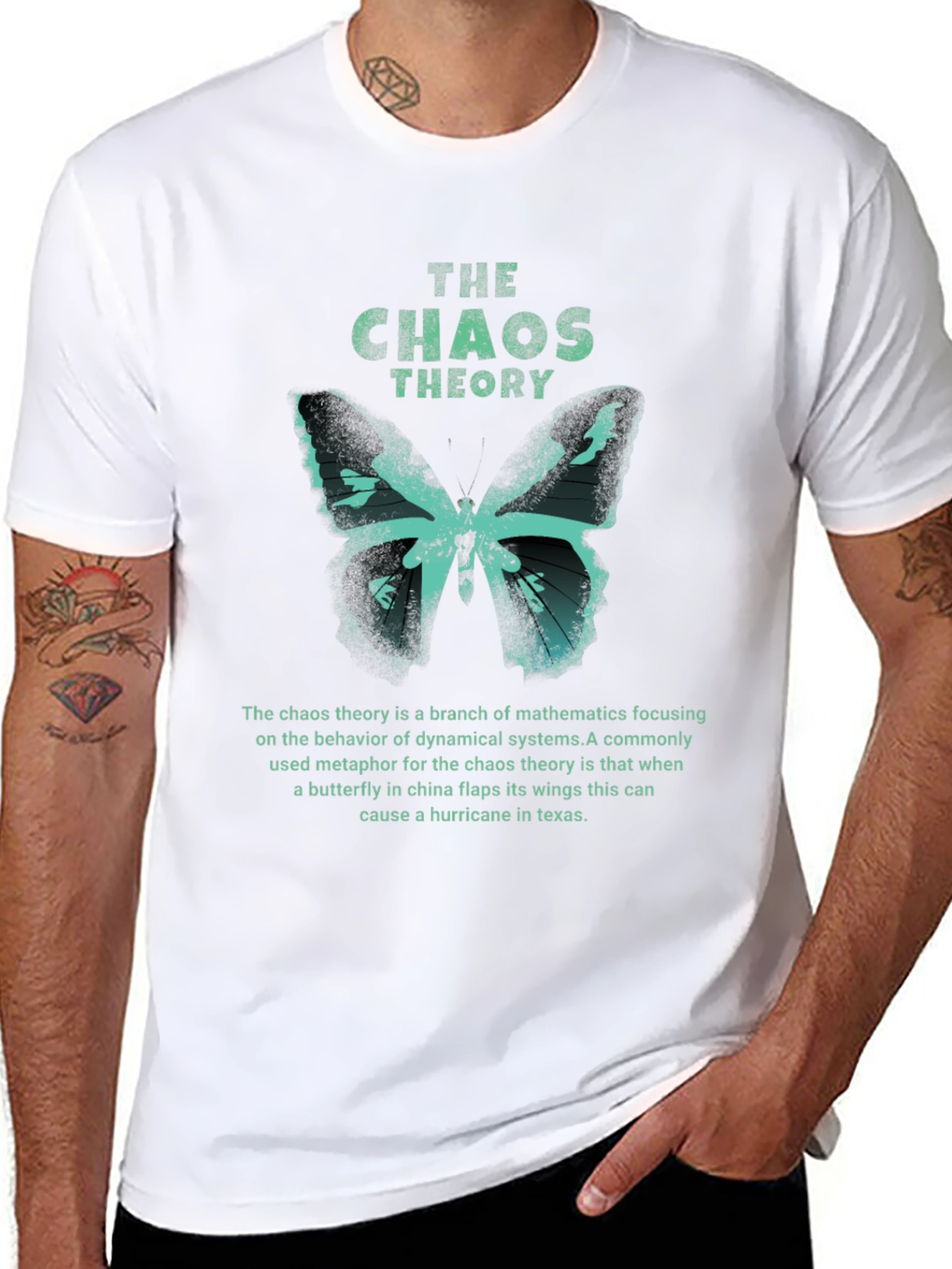The Chaos Theory Butterfly Graphic T-Shirt
