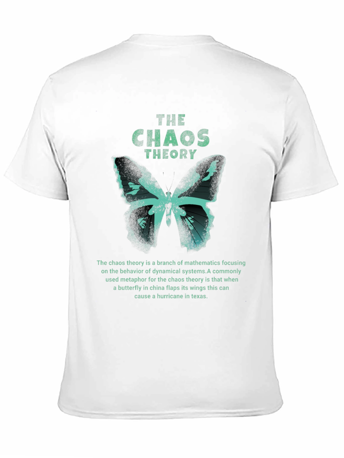 The Chaos Theory Butterfly Graphic T-Shirt
