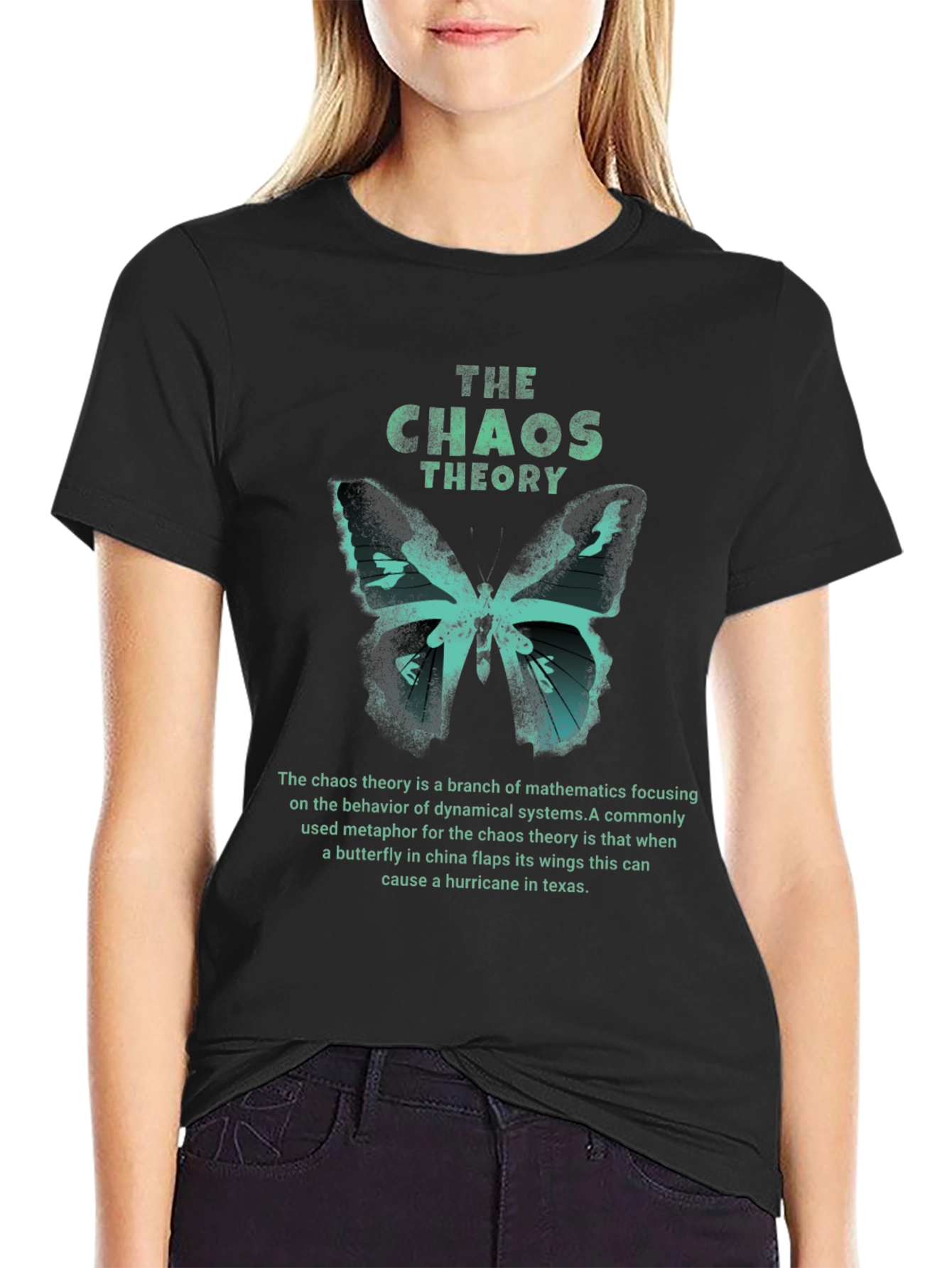 The Chaos Theory Butterfly Graphic T-Shirt