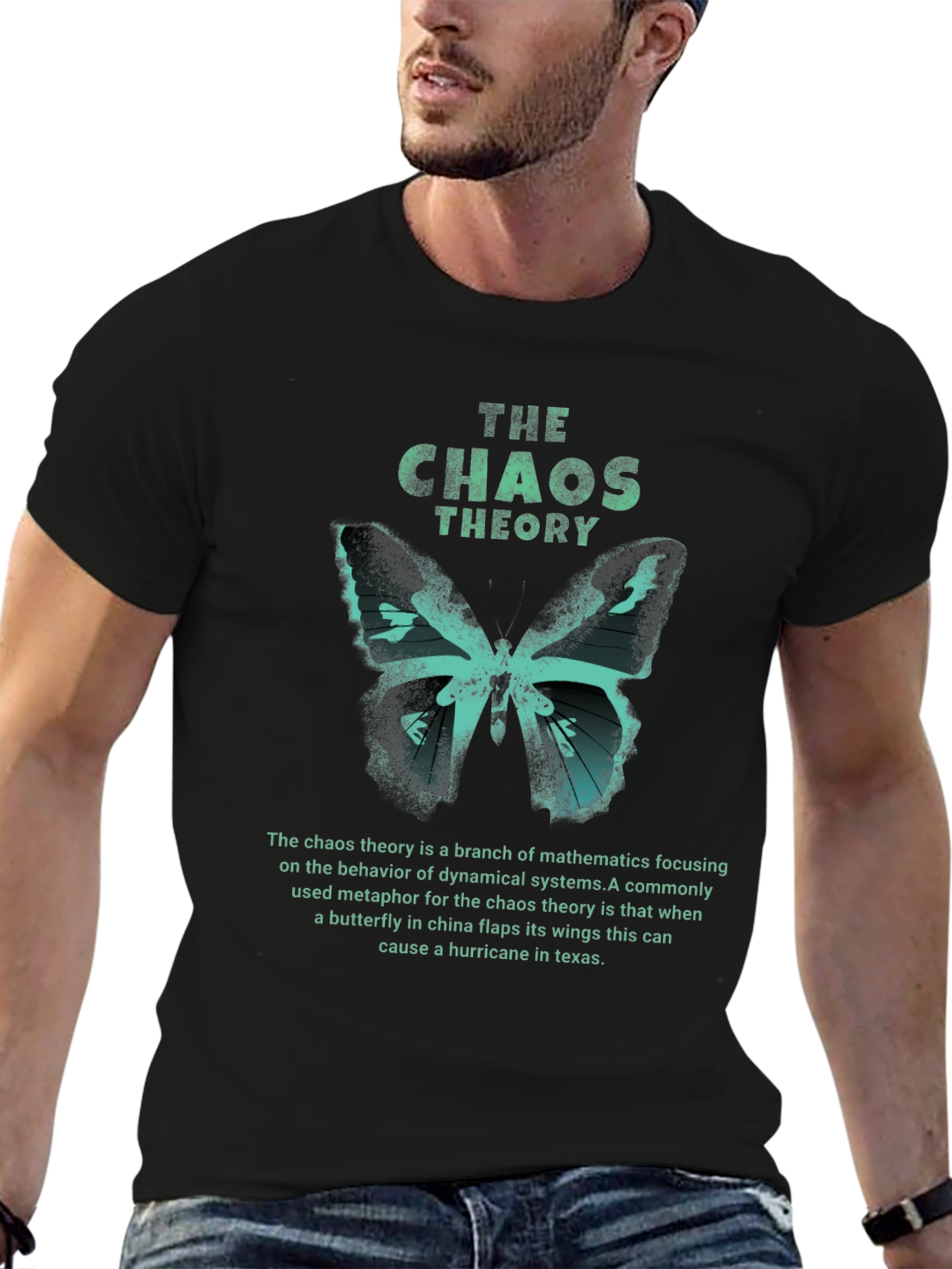 The Chaos Theory Butterfly Graphic T-Shirt