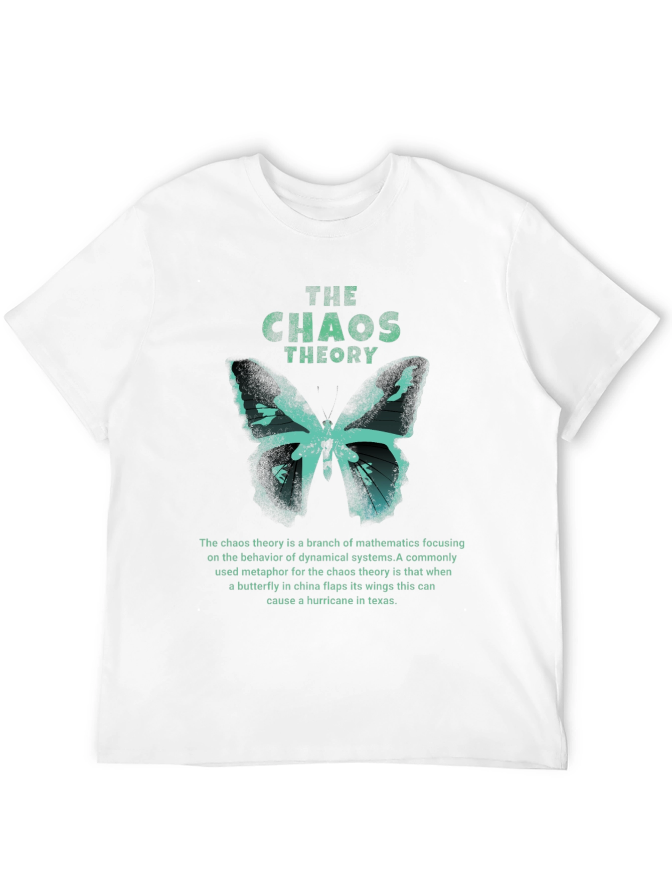 The Chaos Theory Butterfly Graphic T-Shirt