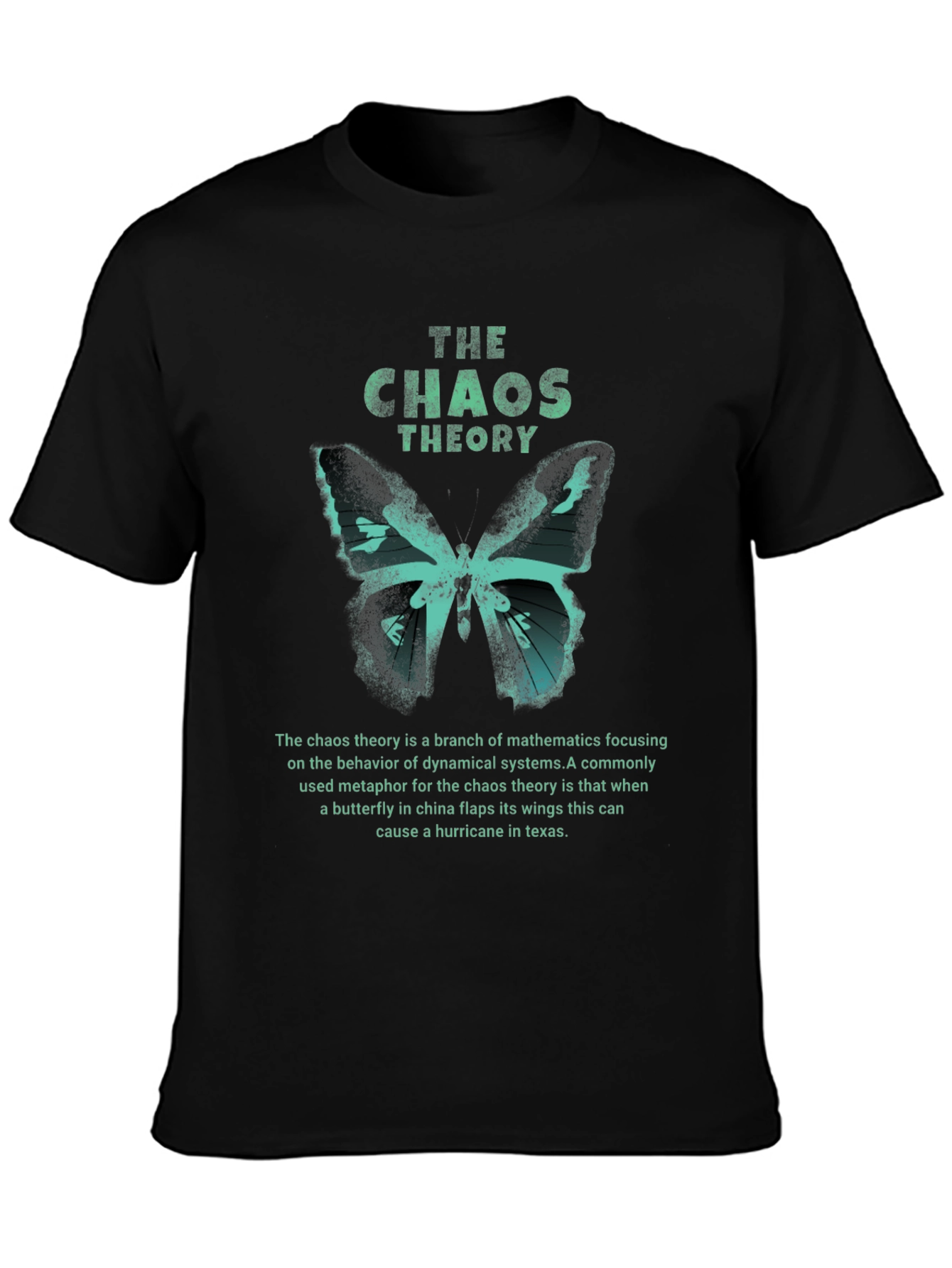 The Chaos Theory Butterfly Graphic T-Shirt